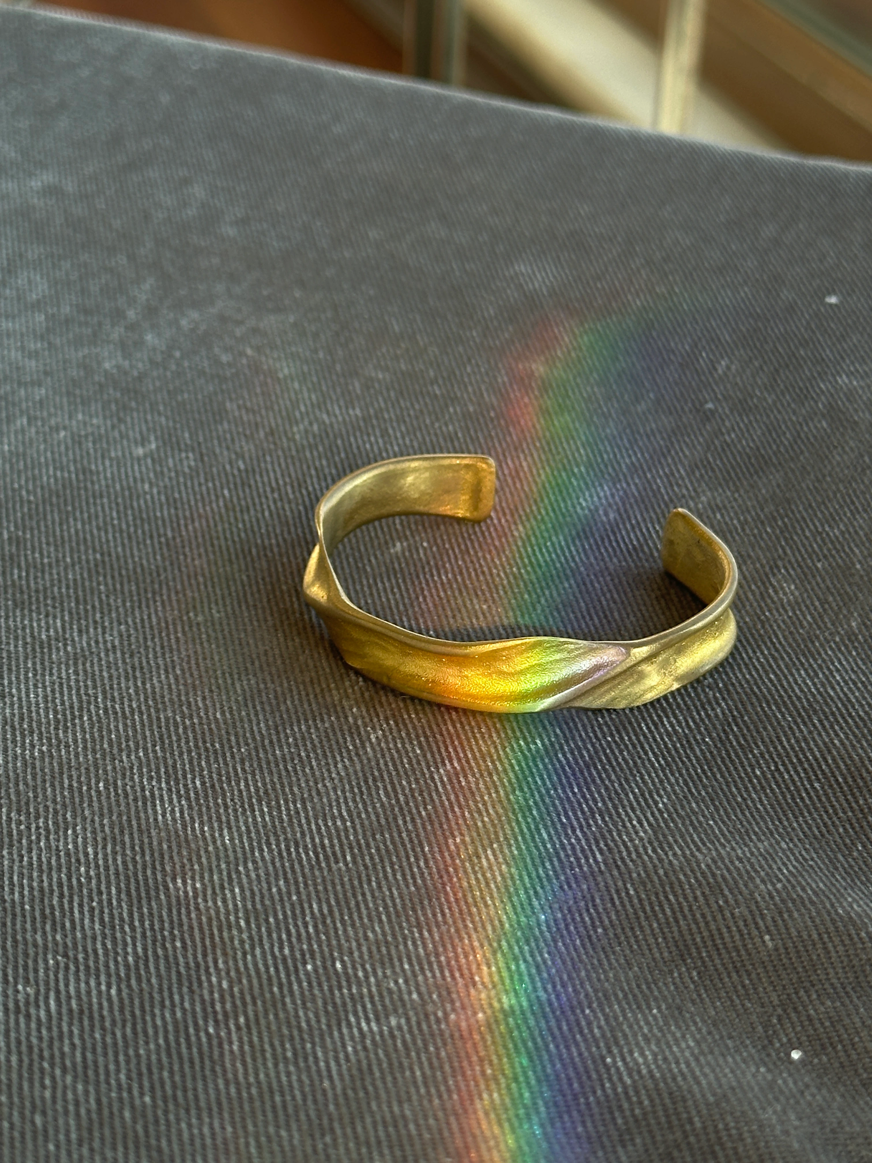 El Yapımı Pirinç Bileklik