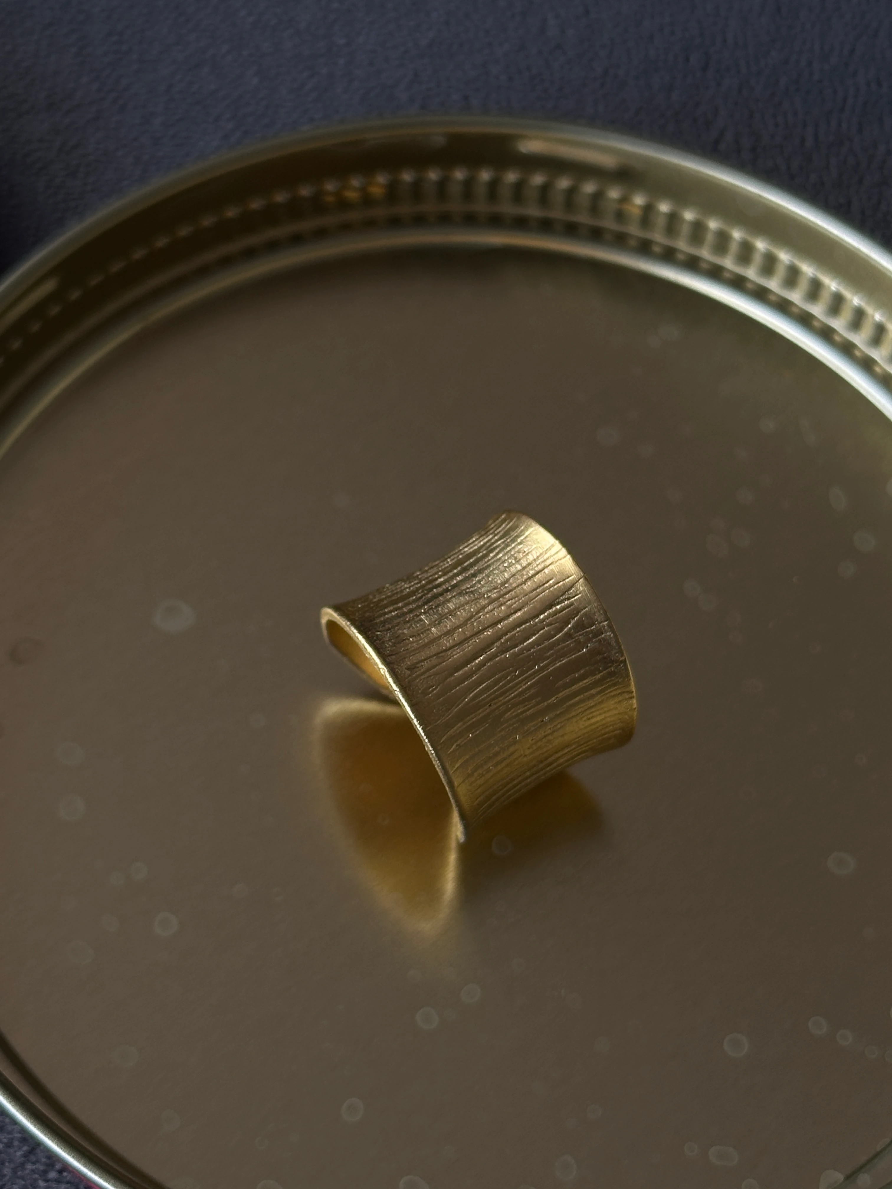 Altın Kaplama Pirinç Yüzük