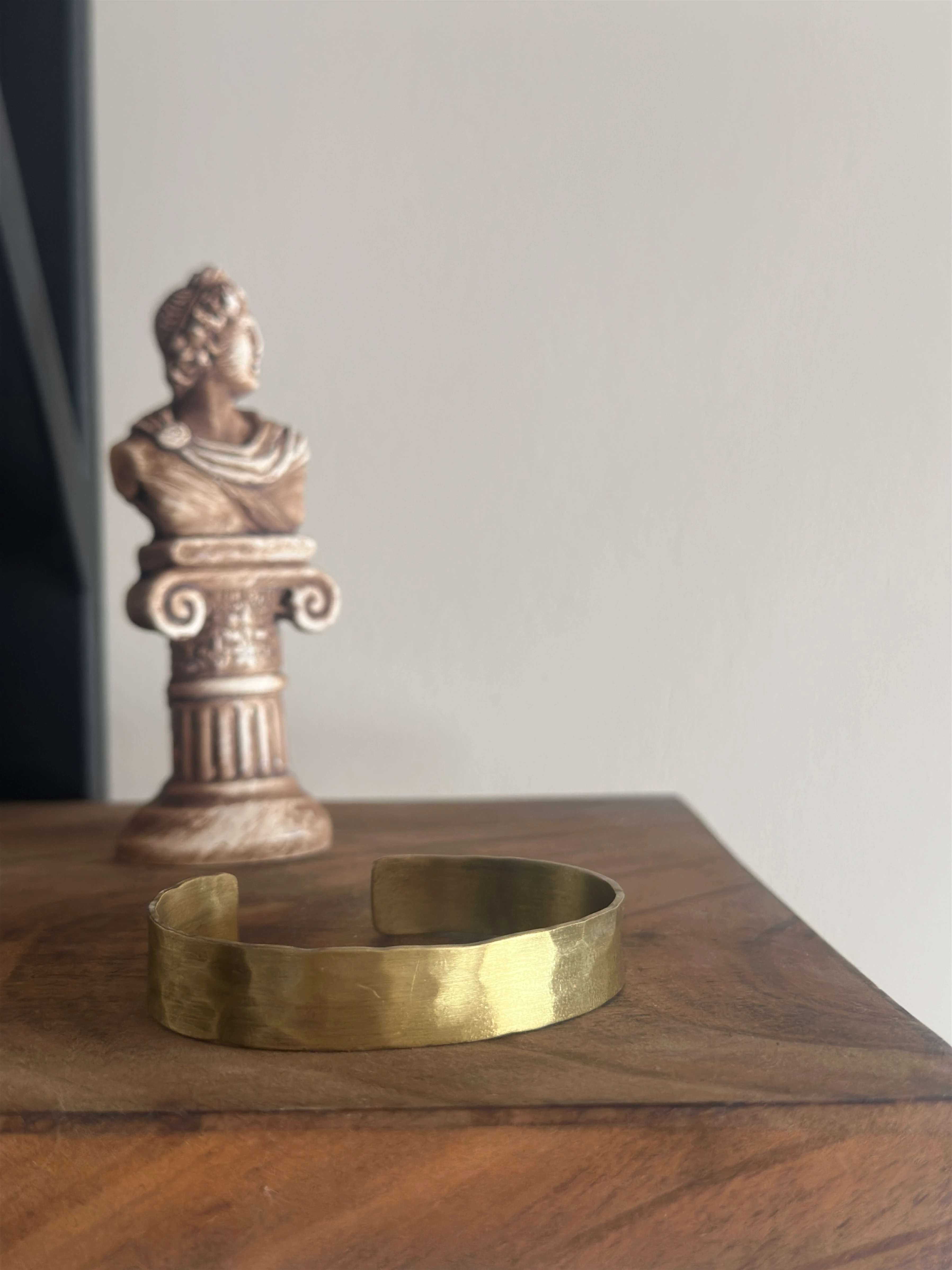 El Yapımı Düz Form Bakır Bilezik