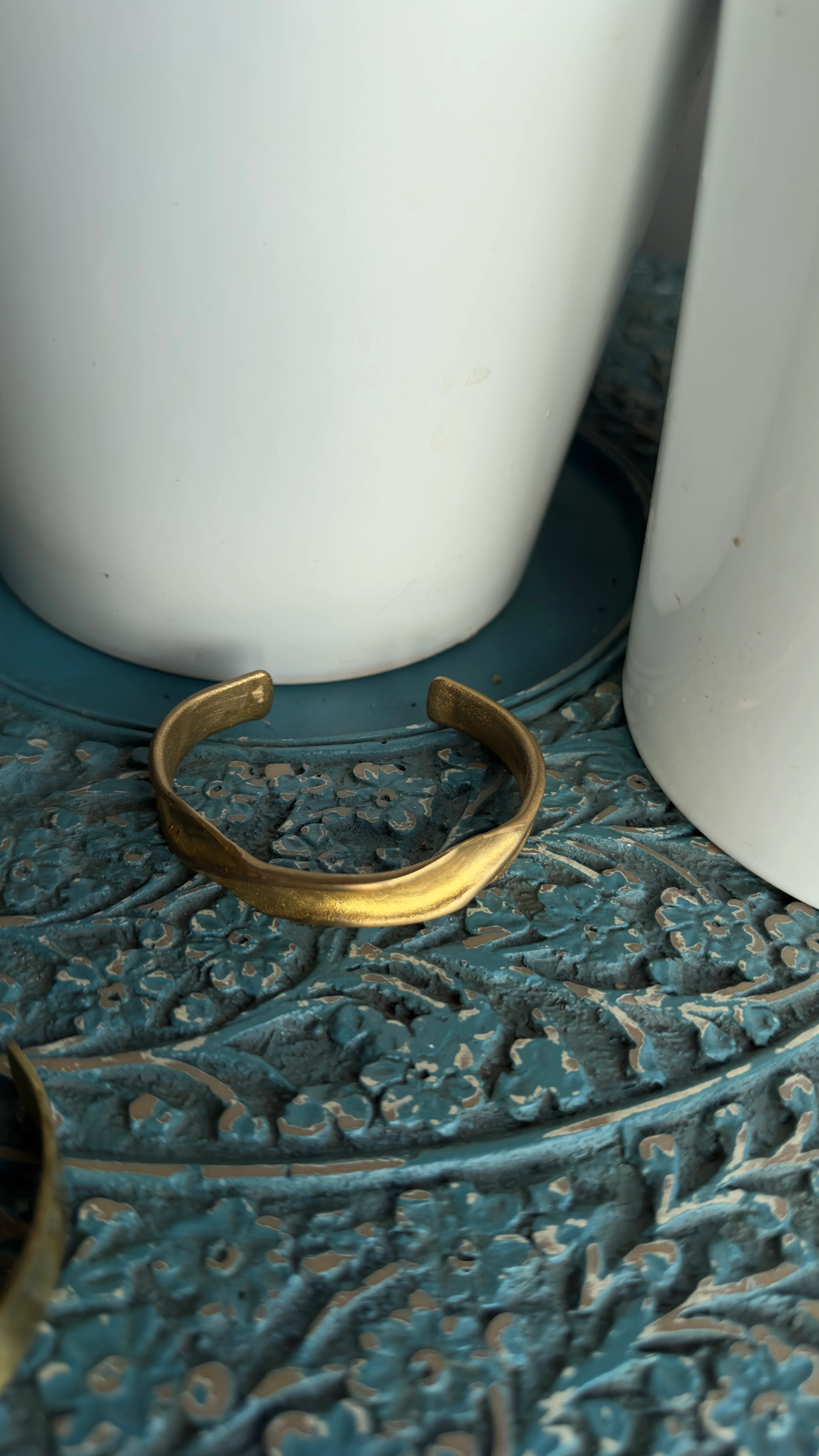 El Yapımı Pirinç Bileklik