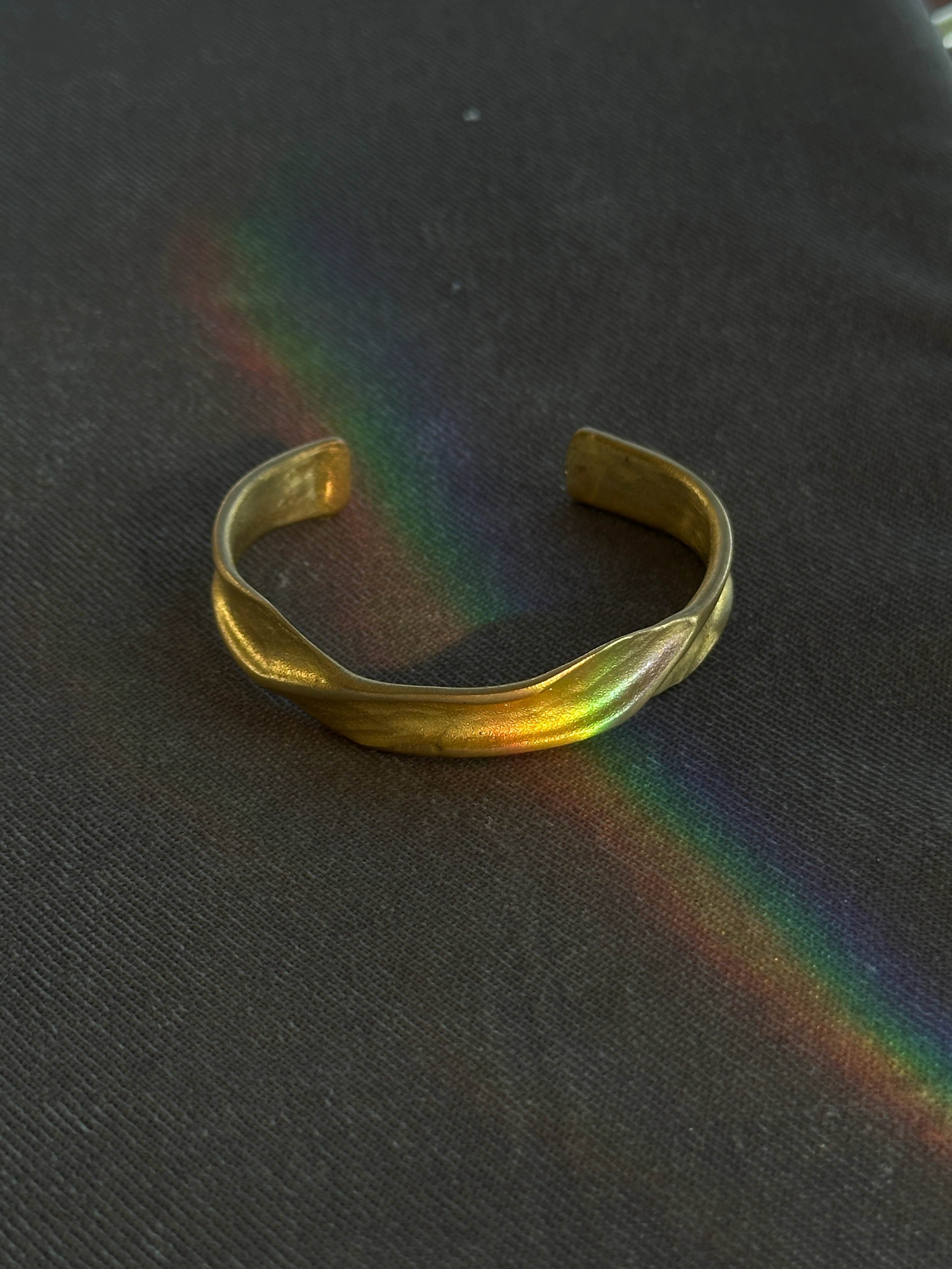 El Yapımı Pirinç Bileklik