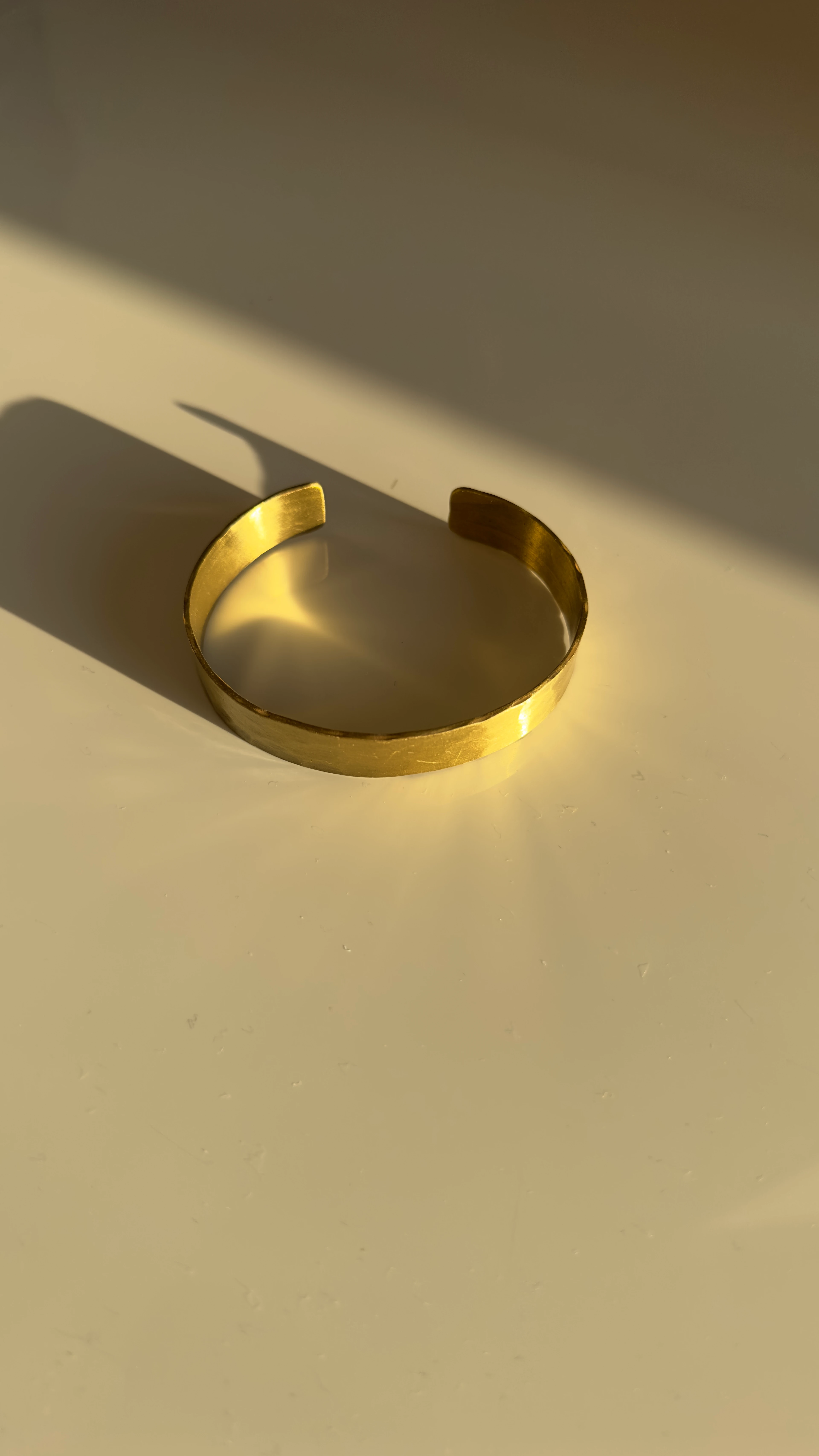 El Yapımı Düz Form Bakır Bilezik