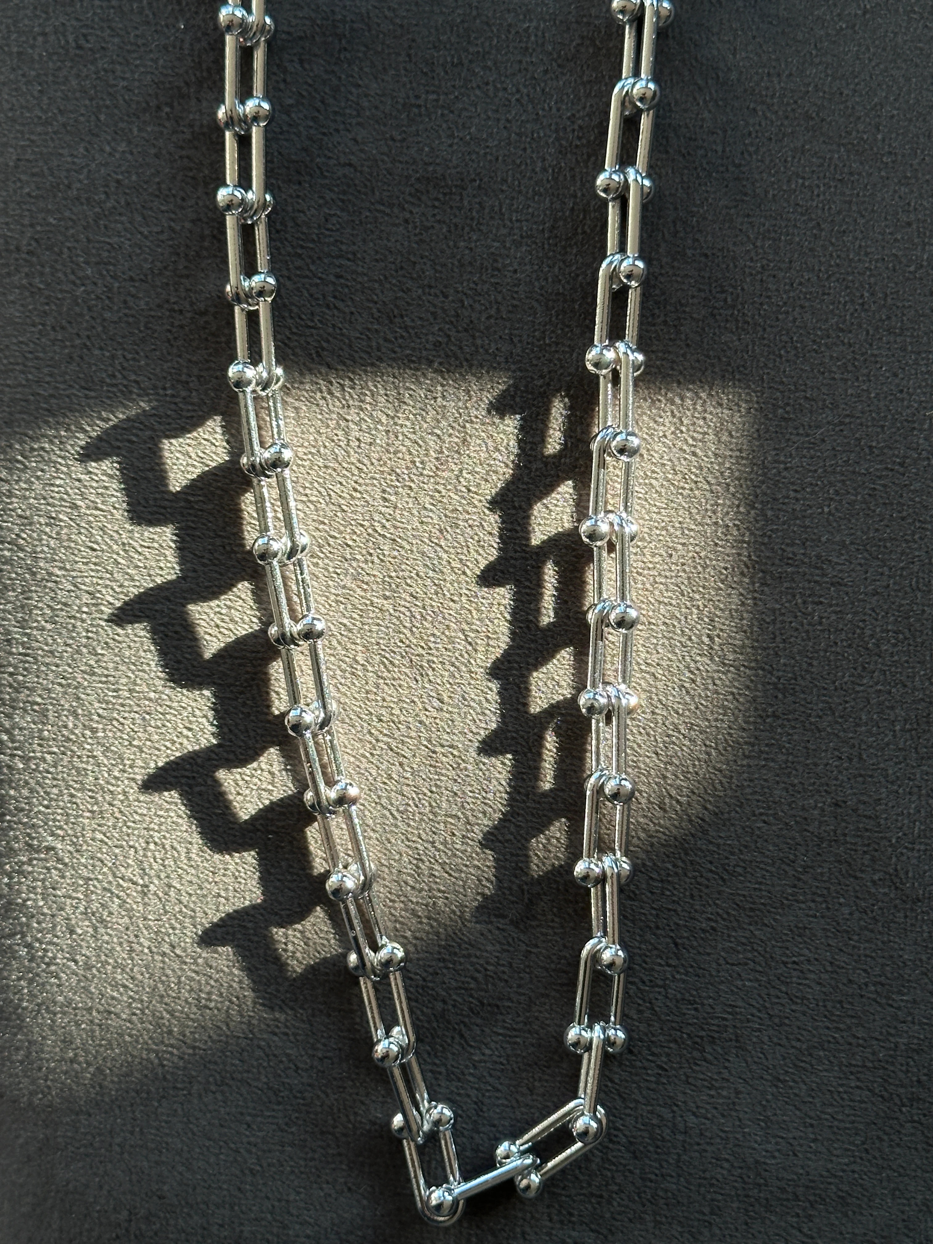 Gümüş Kaplama Zincir Kolye