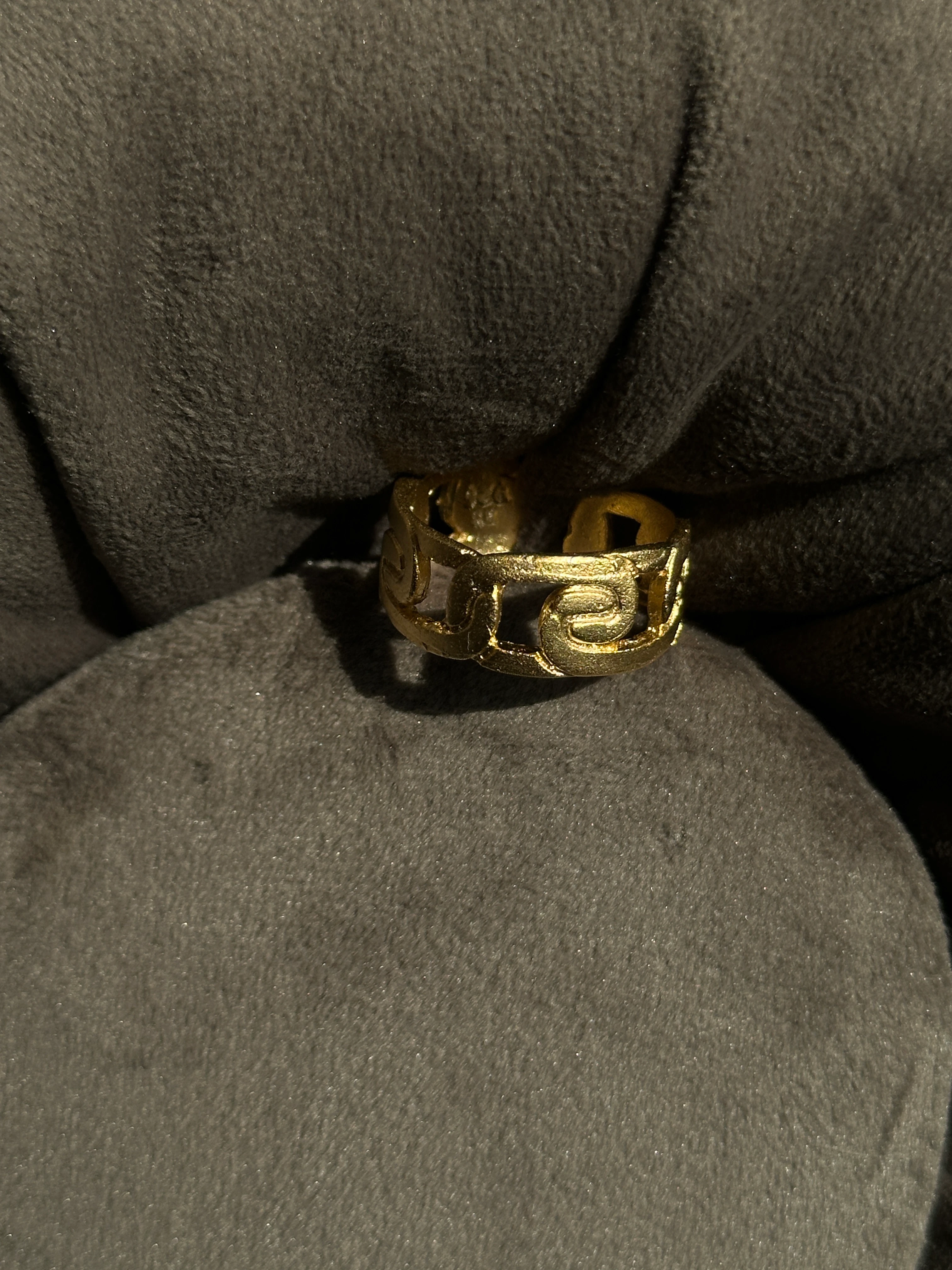 Altın Kaplama Zamak Yüzük