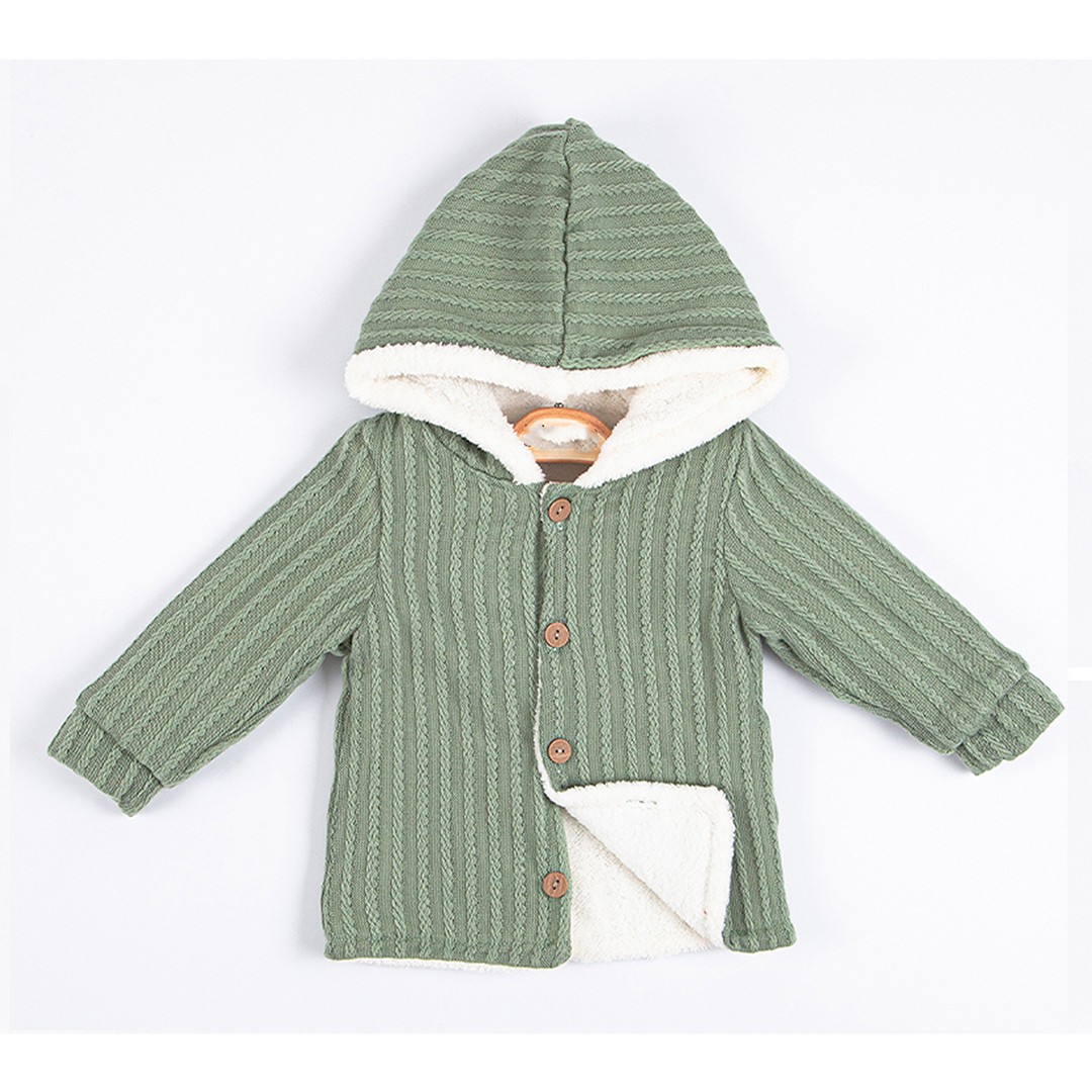 Unisex Örgülü Triko Mont
