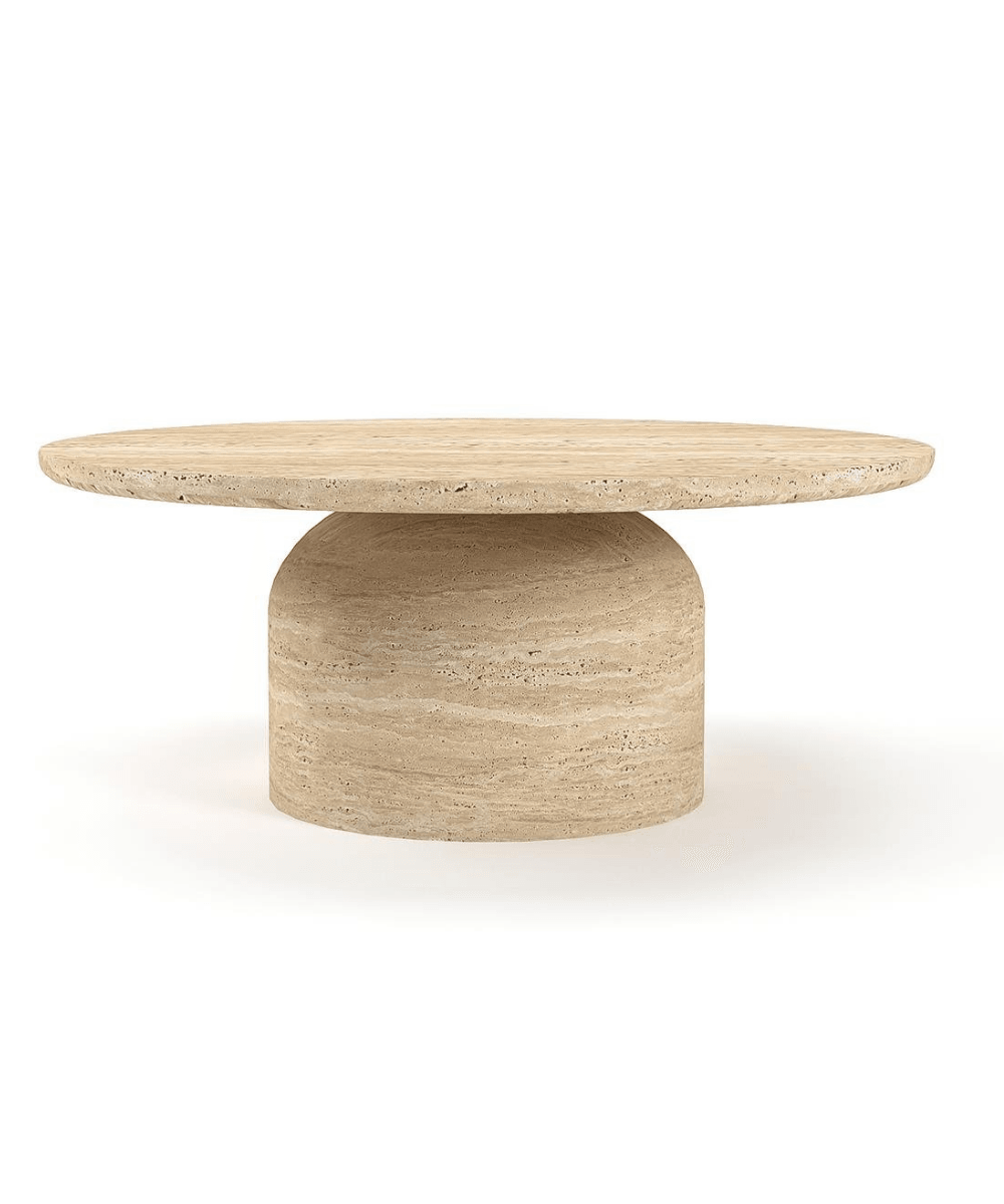 Tranquil Travertine Coffee Table