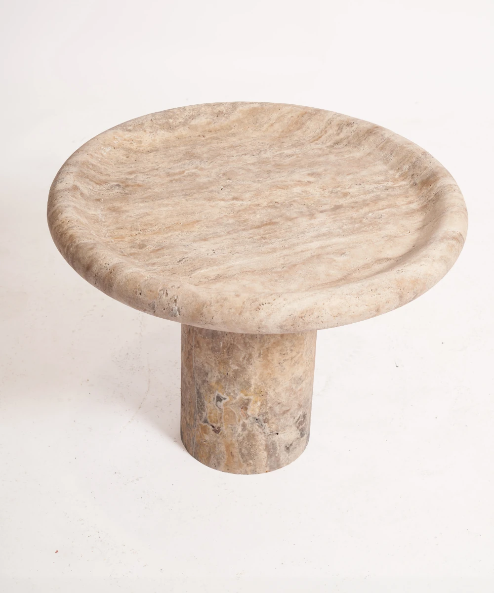 Rodin Titanium Traverten Sehpa