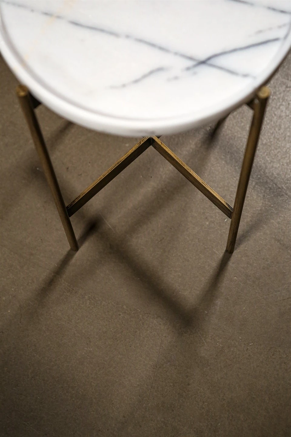 Volino Sehpa Beyaz Mermer