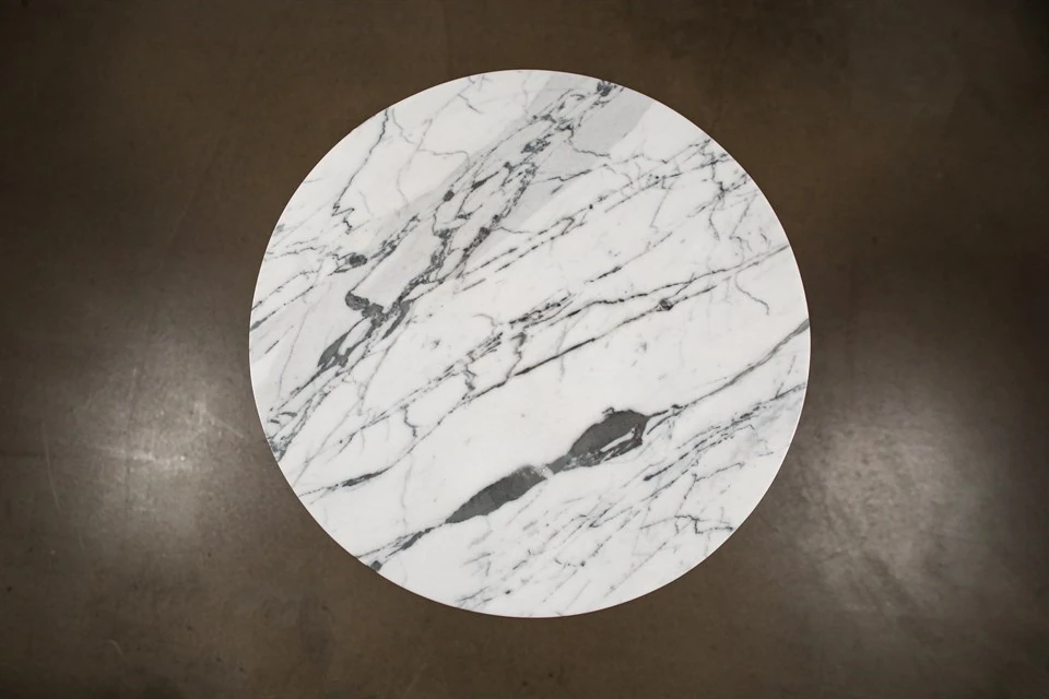 Carrara Mermer Yan Sehpa