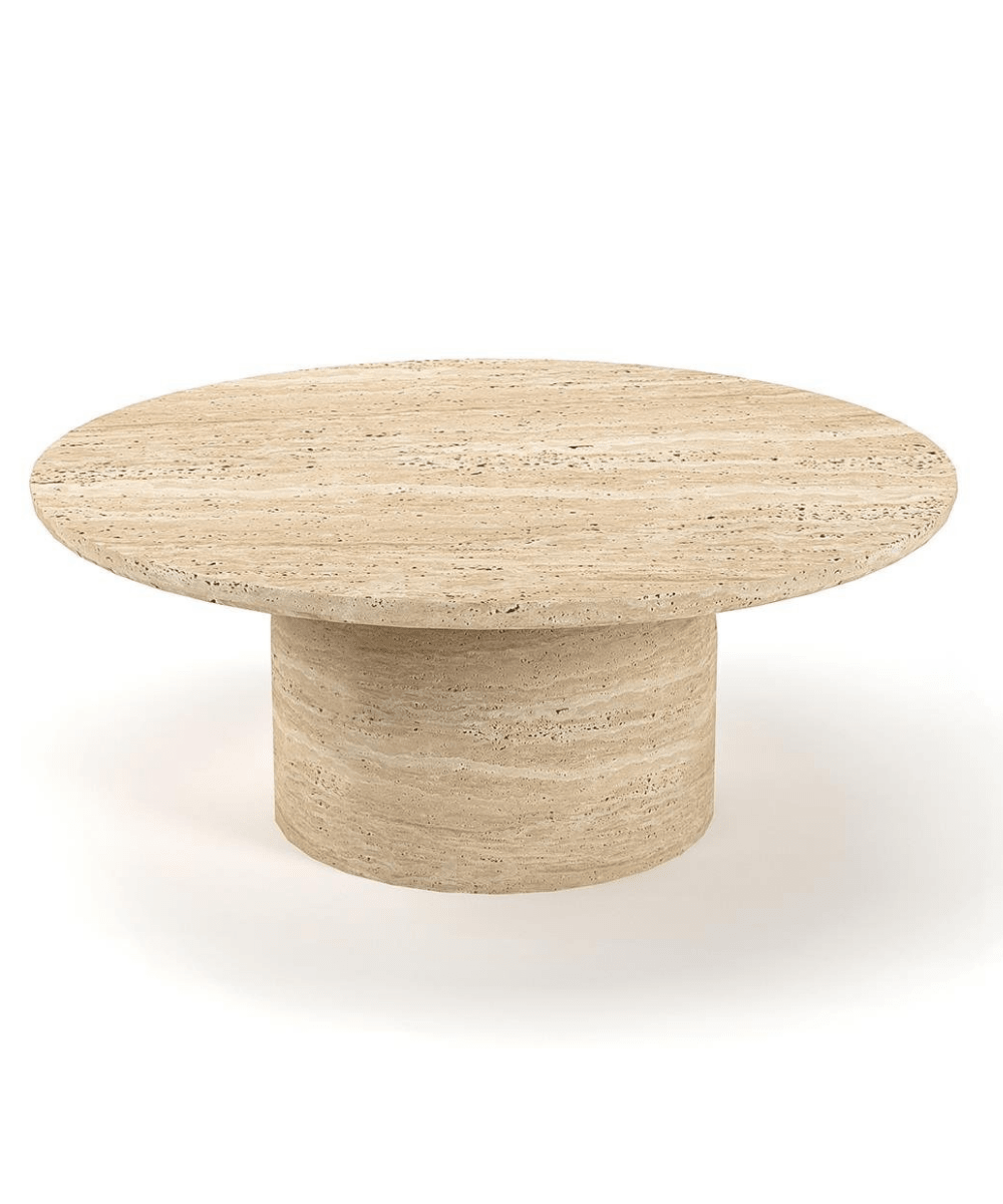 Tranquil Travertine Coffee Table