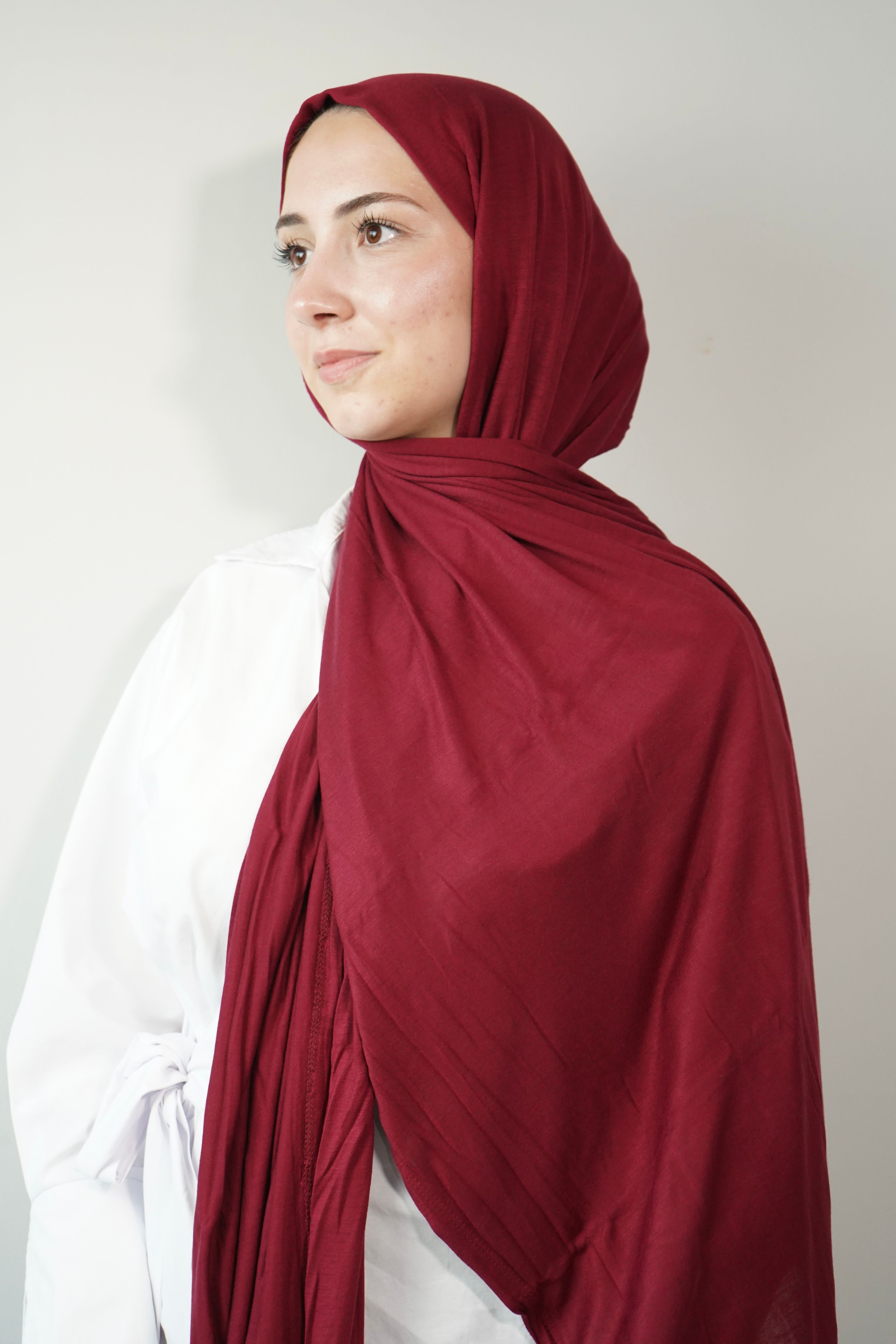 Bordo Penye Şal