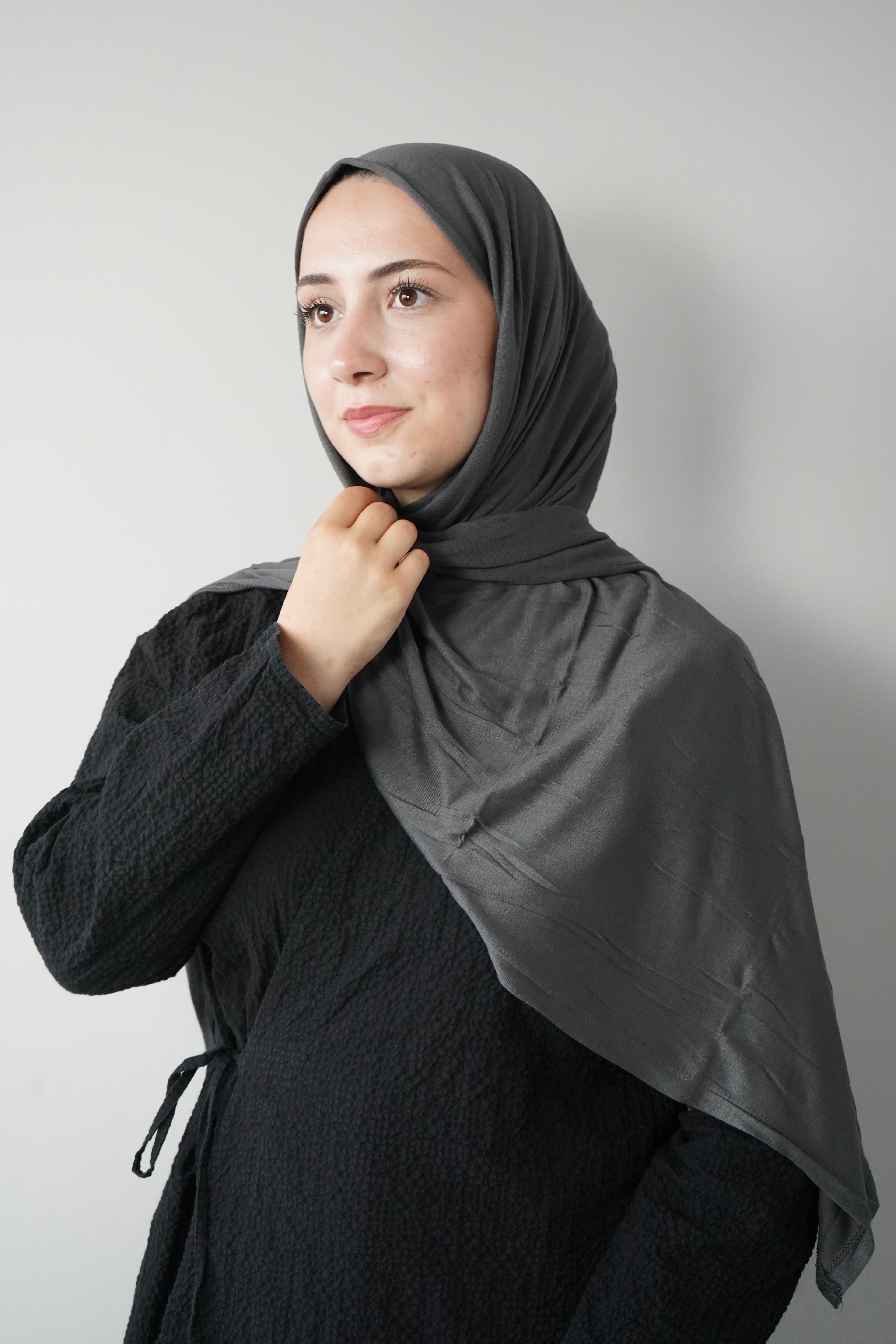 Antrasit Bambu Şal