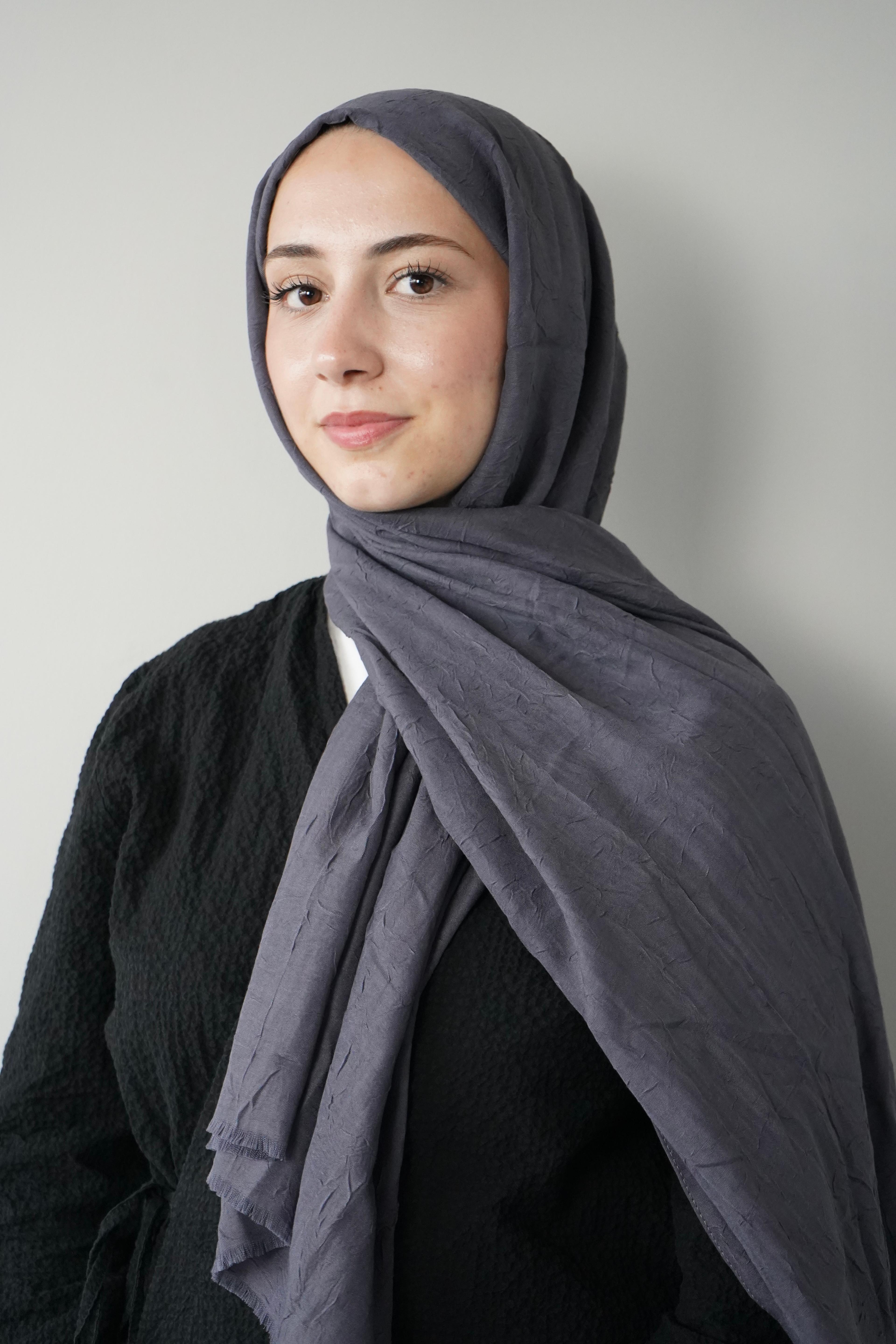 Antrasit Bambu Şal