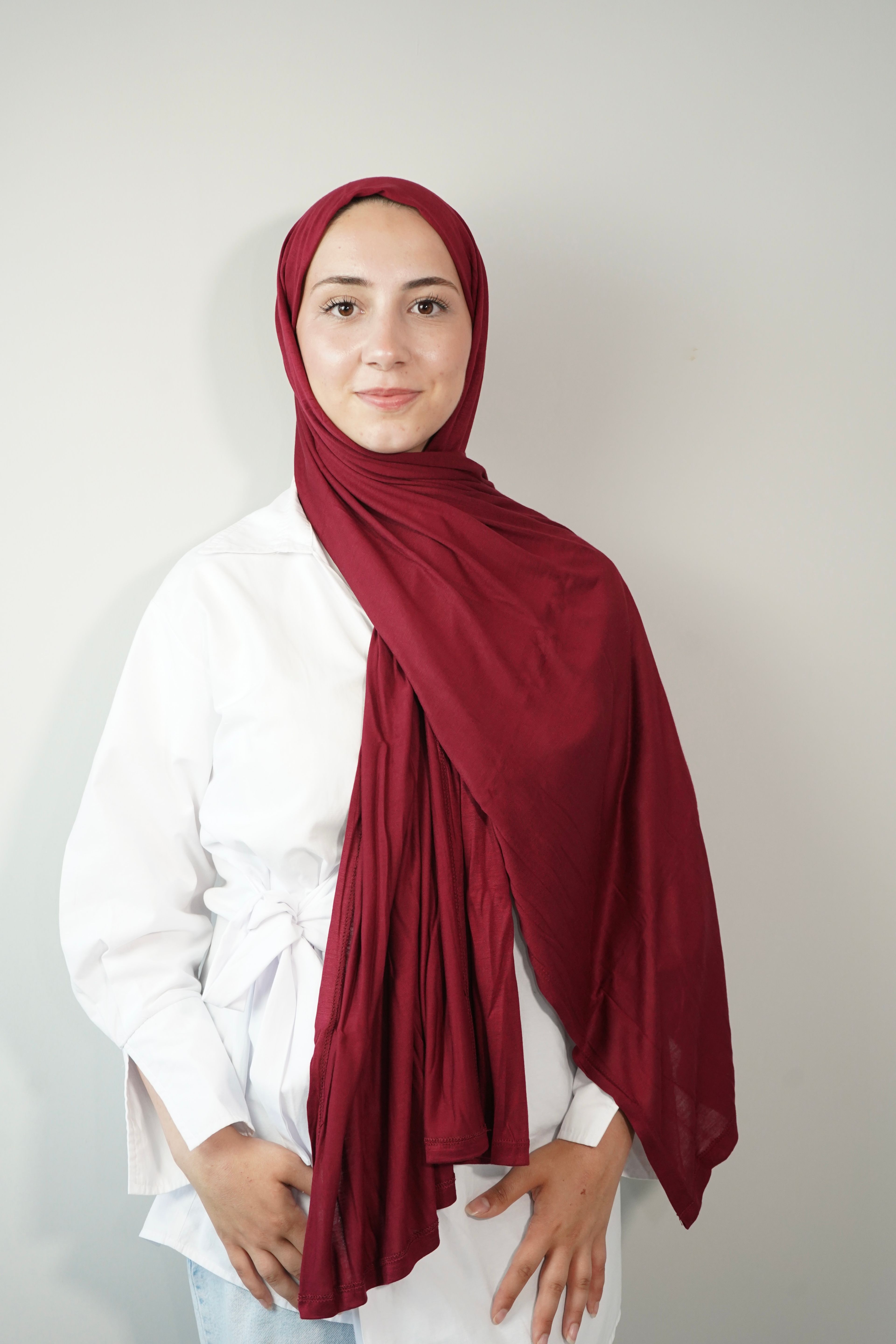 Bordo Penye Şal