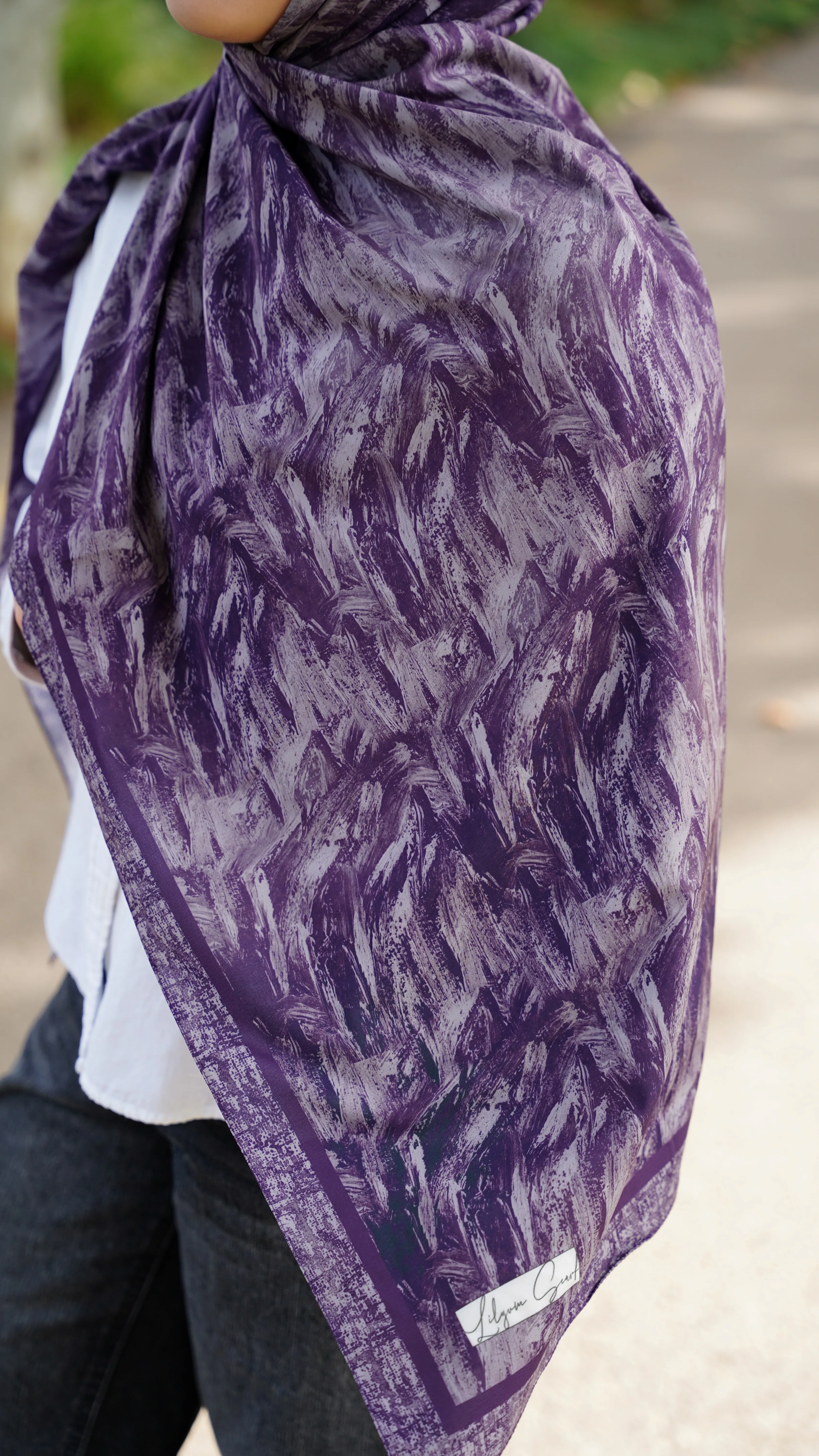 Tire Moru Velora Desen Likralı Pamuk Şal