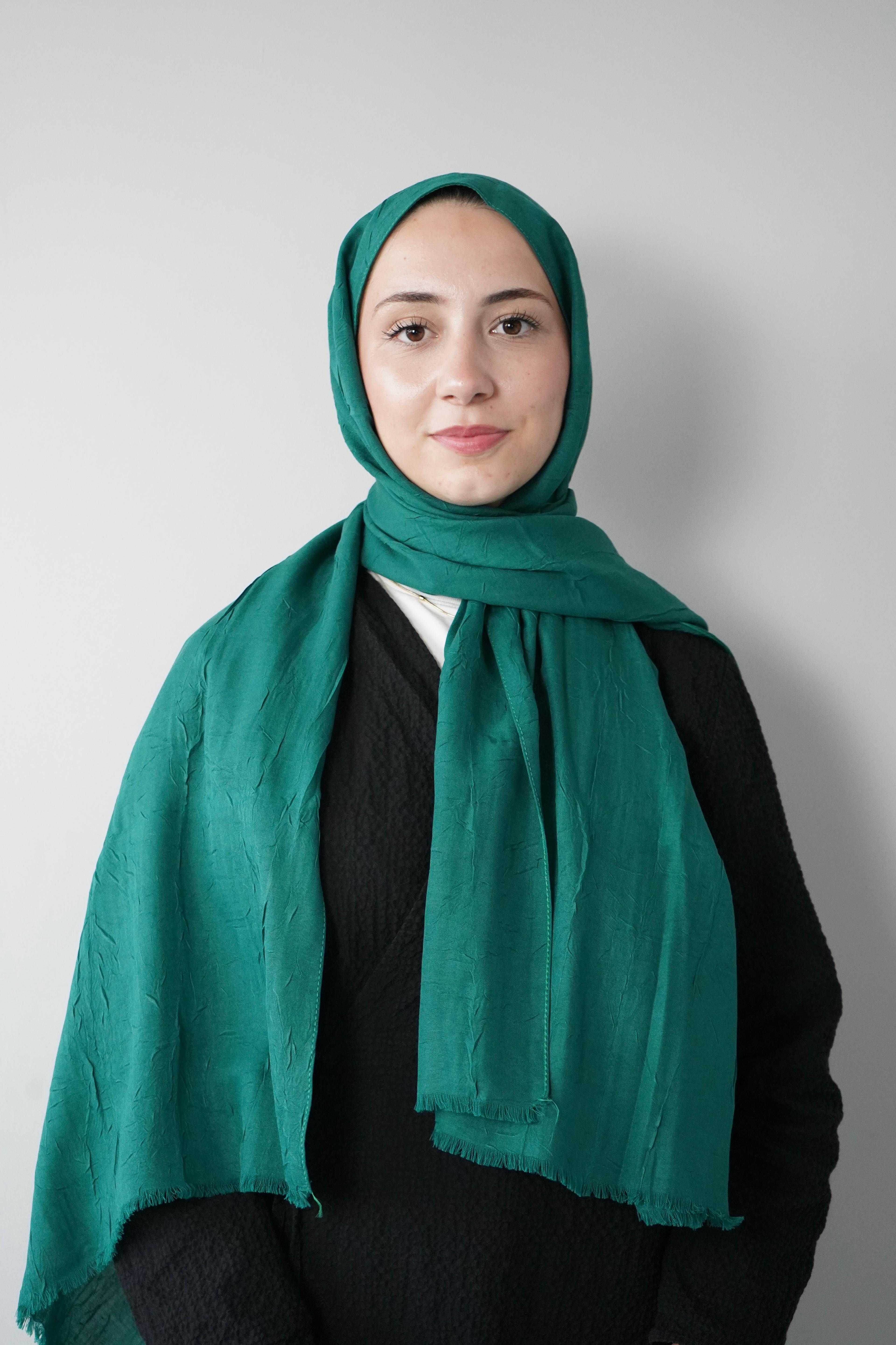 Zümrüt Yeşili Bambu Şal