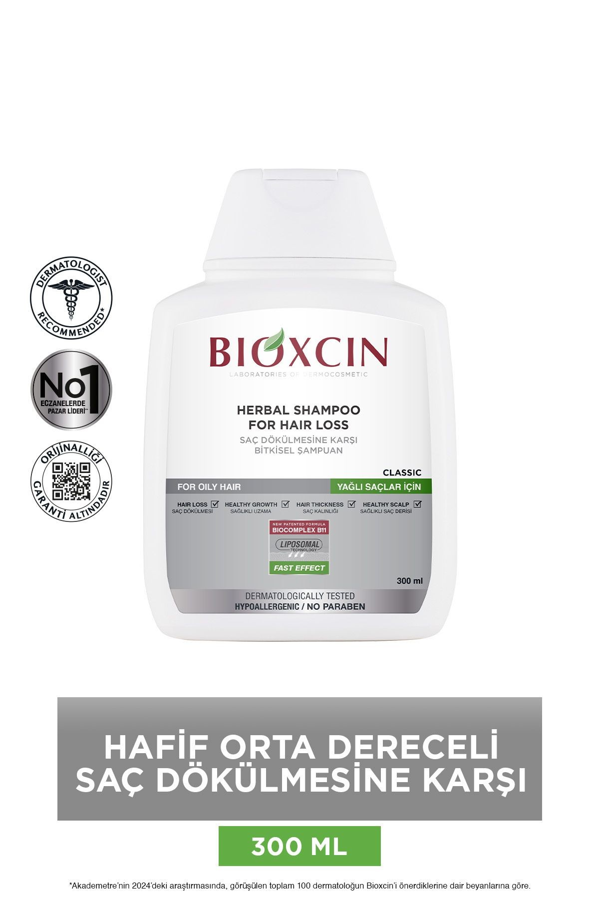 Bioxcin Genesis Yağlı Şaçlar İçin 300ml 3 AL 2 ÖDE - Klasik Saç Dökülme Karşıtı Şampuan
