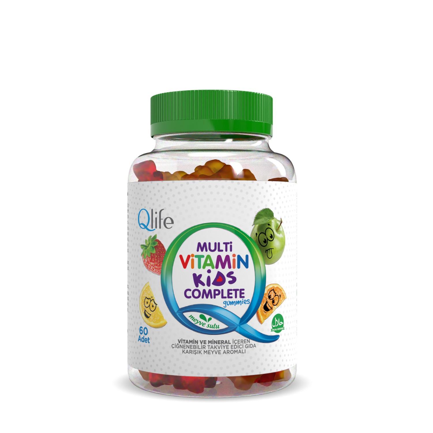 Aile Bağışıklık ve Zihin Desteği Seti — Qlife Yetişkin & Çocuk Gummies + Ocean Balık Yağ Şurup & Kapsül