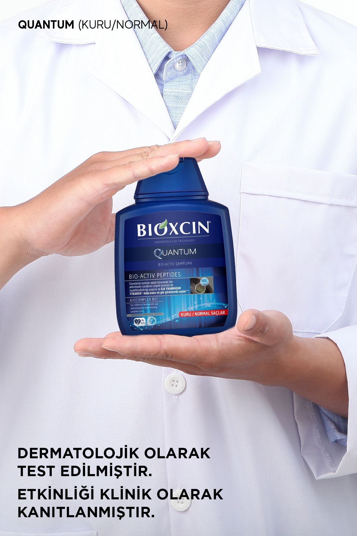 Bioxcin Quantum Kuru ve Normal Saçlar İçin 300ml 3 AL 2 ÖDE - İnce Telli Saçlar İçin Dökülme Karşıtı Şampuan