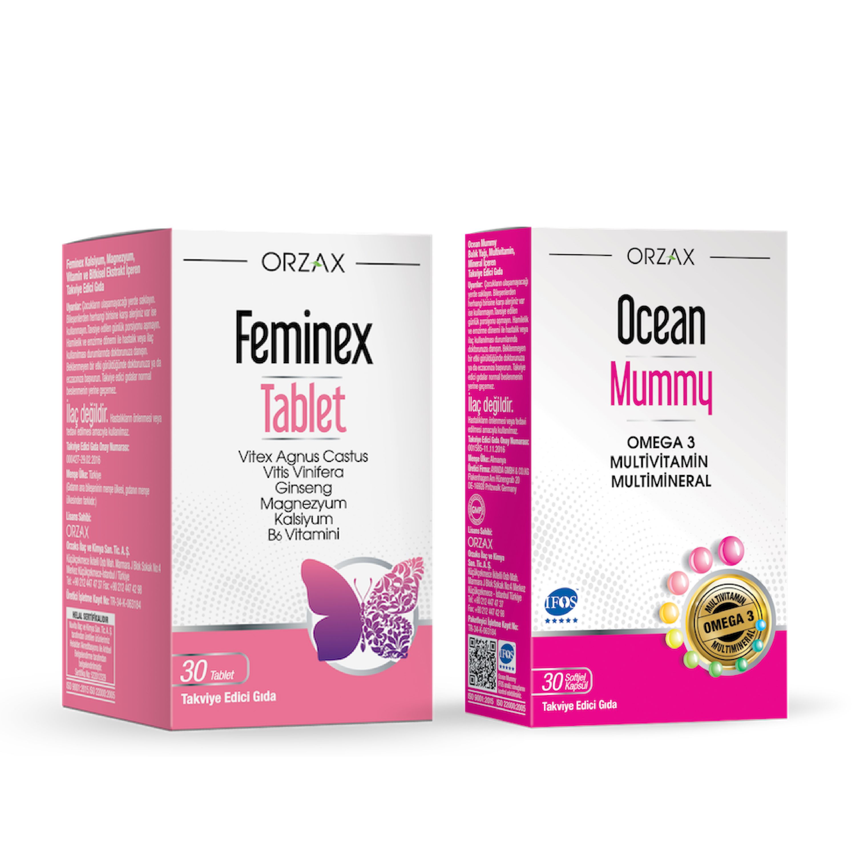 Kadın Takviye Seti — Feminex Tablet + Ocean Mummy