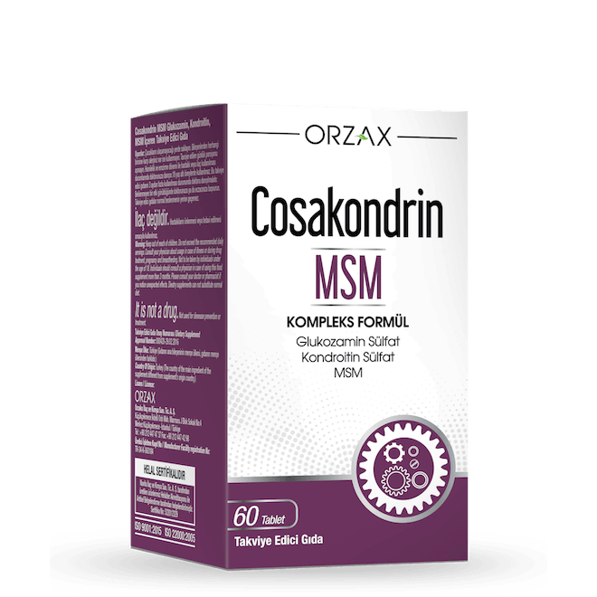 Orzax Cosakondrin MSM 60 Tablet