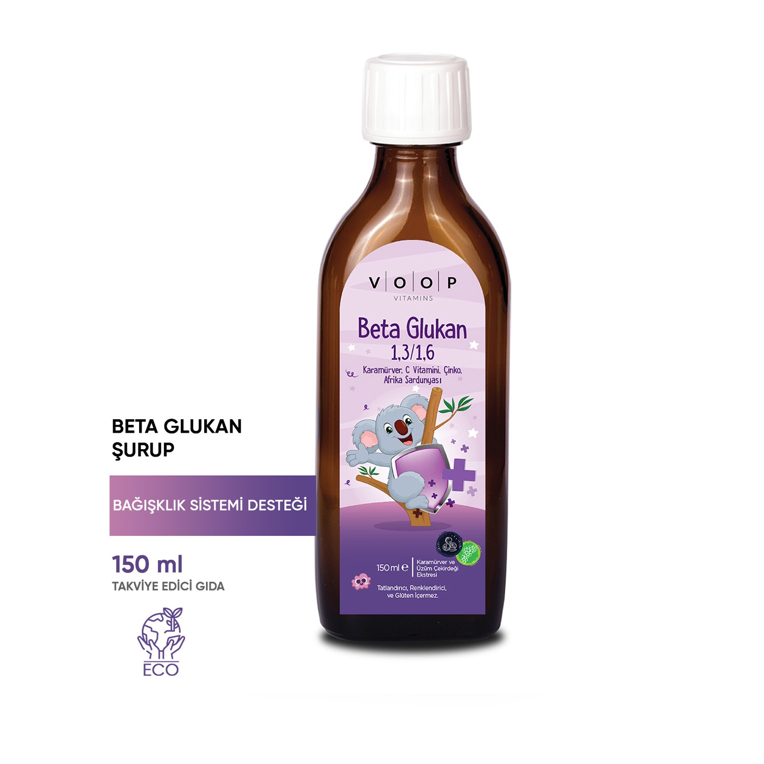 Çocuk Bağışıklık Seti — VOOP Beta Glukan Şurup + Qlife Vitamin C Gummies