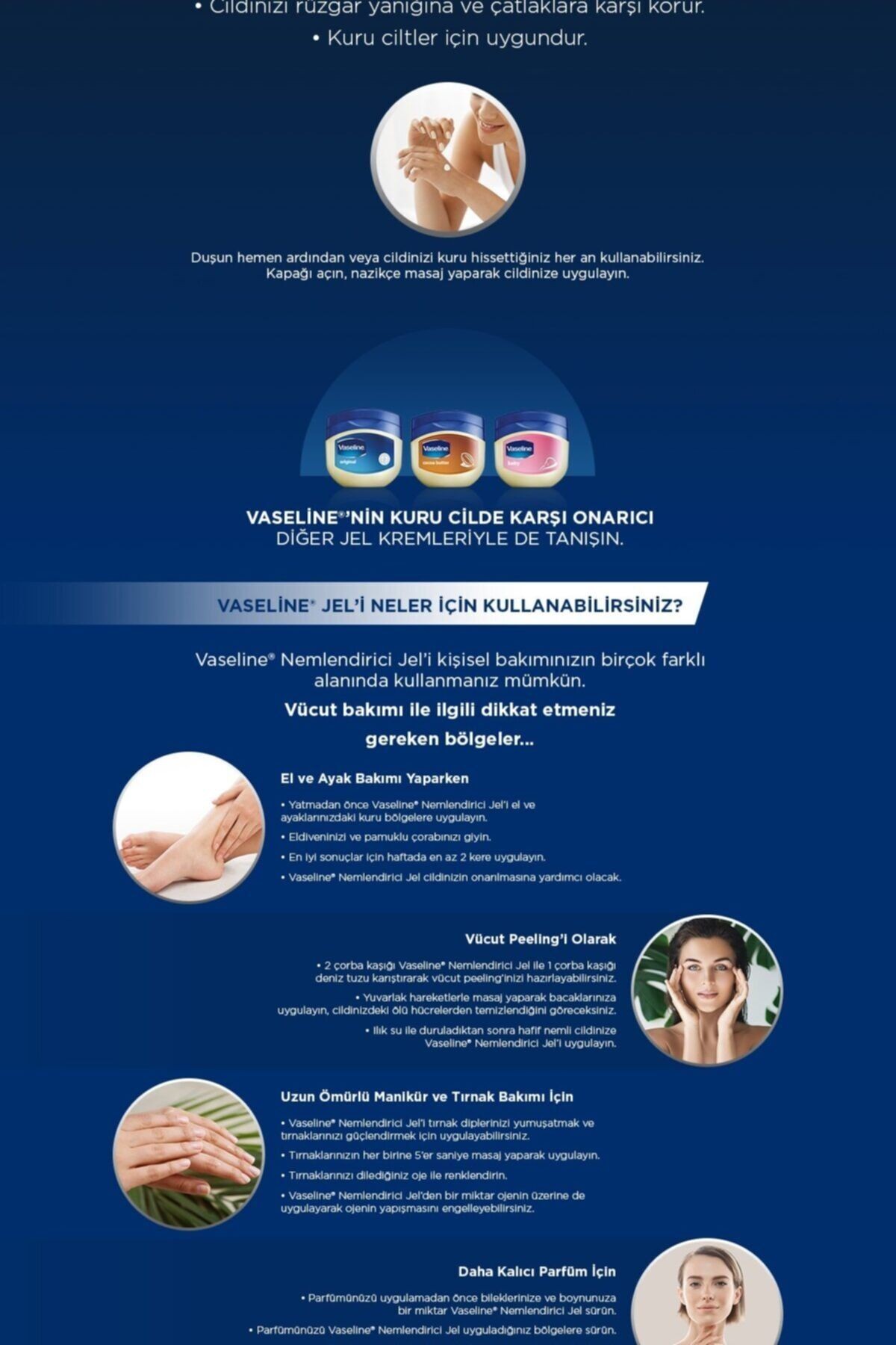 Vaseline Jel Krem Original 100 ml
