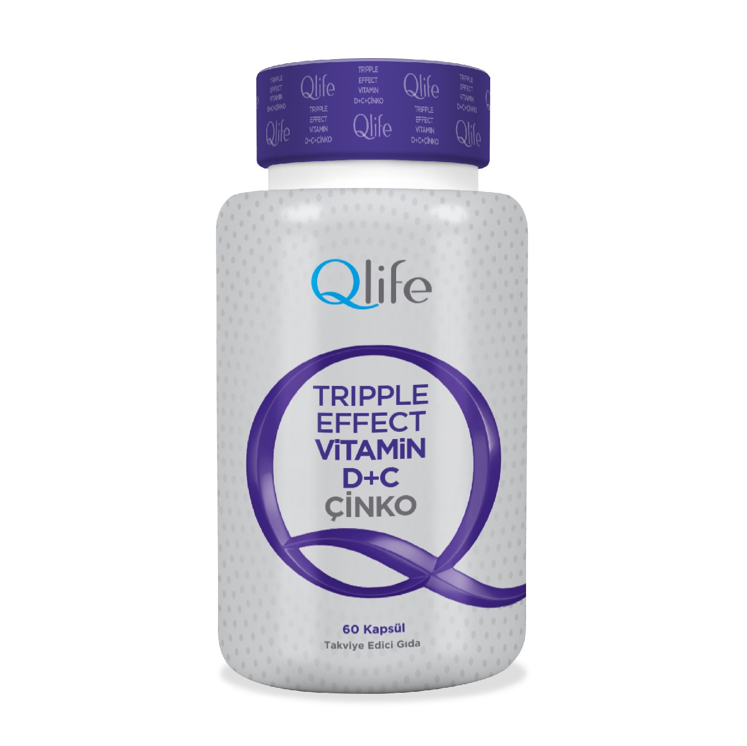 Bağışıklık & Zihin Desteği Seti — Qlife Tripple Effect D, C, Çinko + Ocean Plus 50 Kapsül