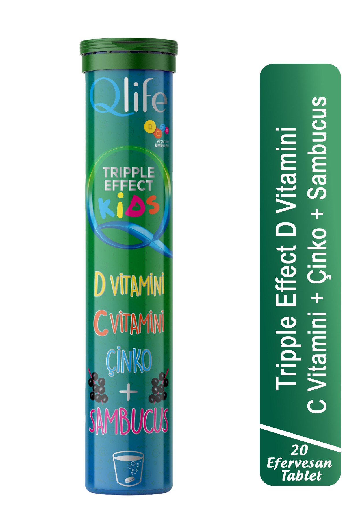 Aile Bağışıklık Seti — VOOP Beta Glukan Şurup & Kapsül + Qlife D, C, Çinko Kids & Adult Efervesan