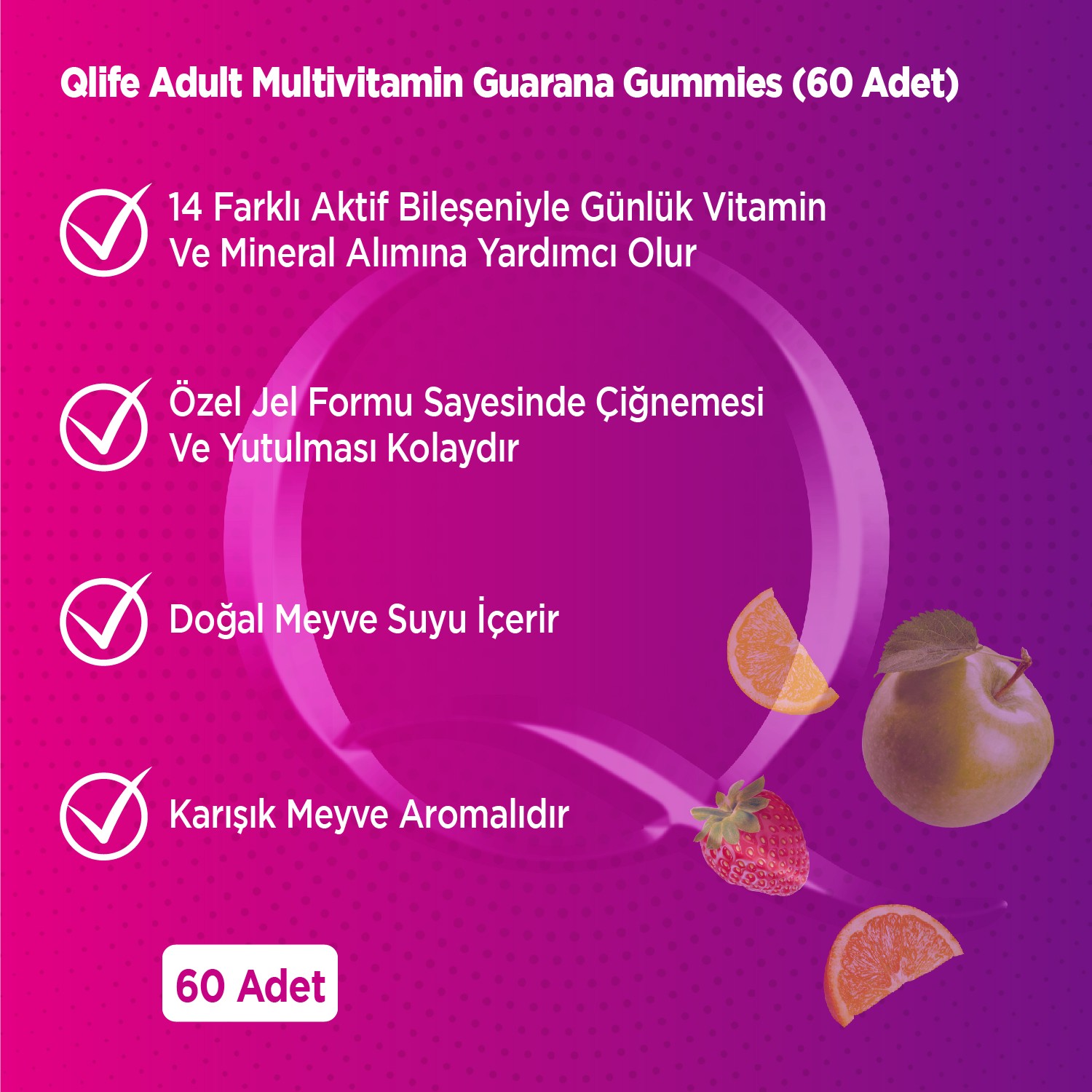 Çocuk & Yetişkin Seti — Qlife Guarana Gummies + Ocean Multi Şurup 