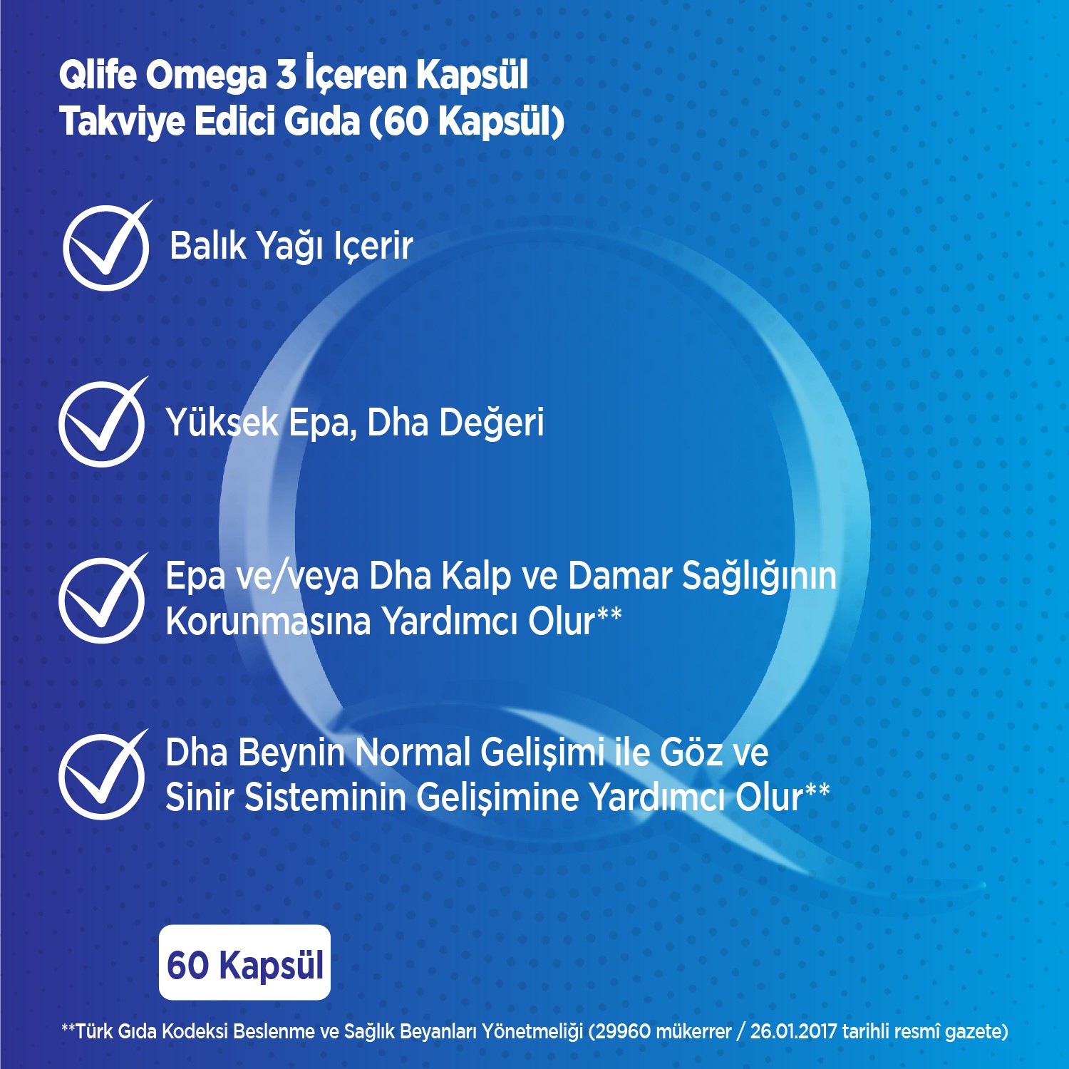 Kas & Zihin Desteği Seti — Qlife Omega3 60 Kapsül + Ocean ExtraMag 30 Tablet 