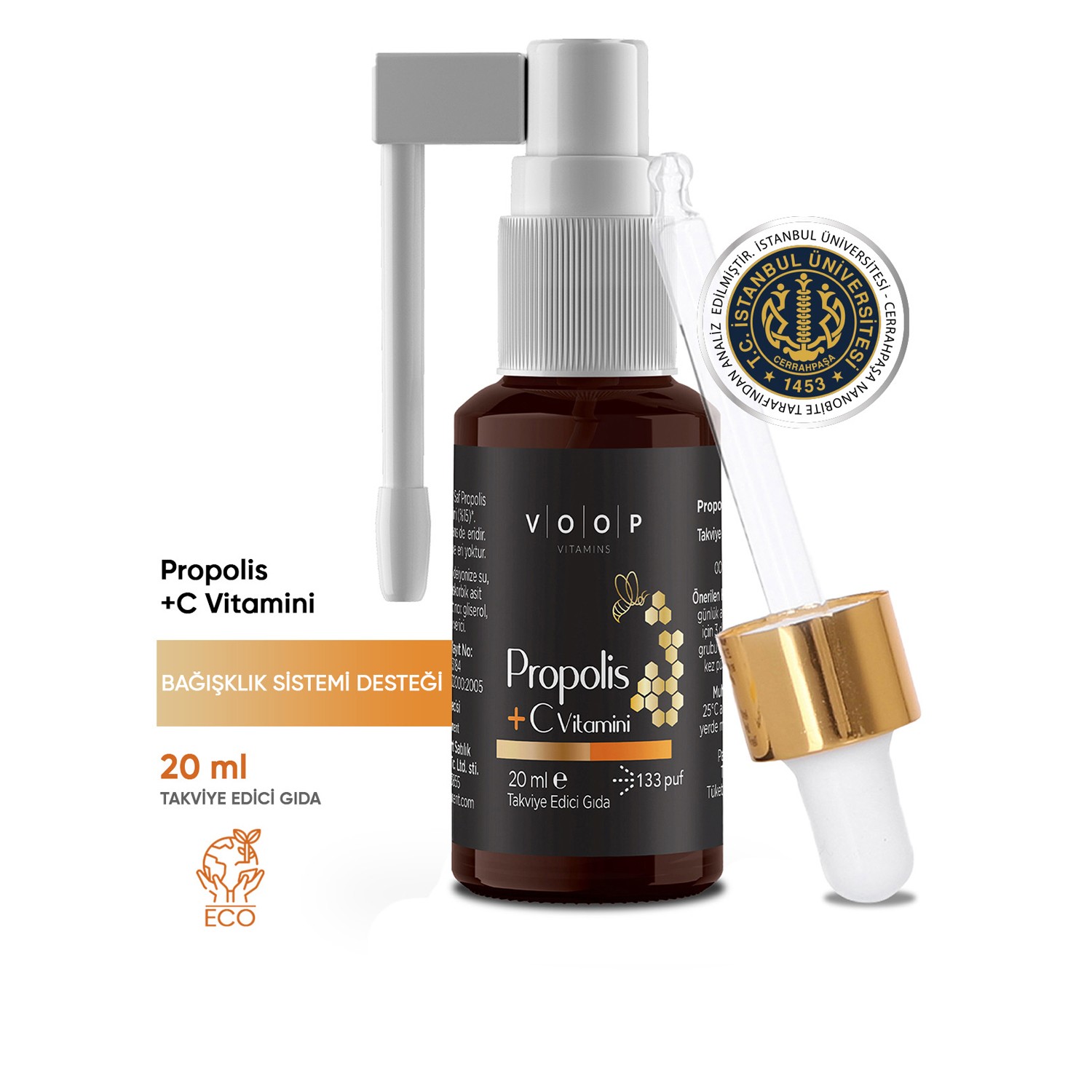 VOOP Propolis + C Vitamini Sprey-Damla 20 ml