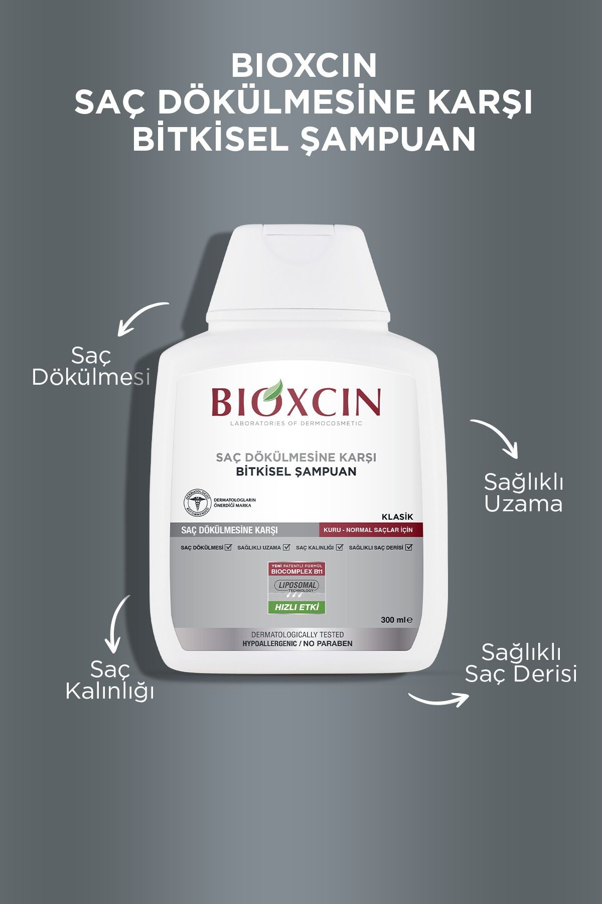 Bioxcin Genesis Kuru ve Normal Şaçlar İçin 300ml 3 AL 2 ÖDE - Klasik Saç Dökülme Karşıtı Şampuan