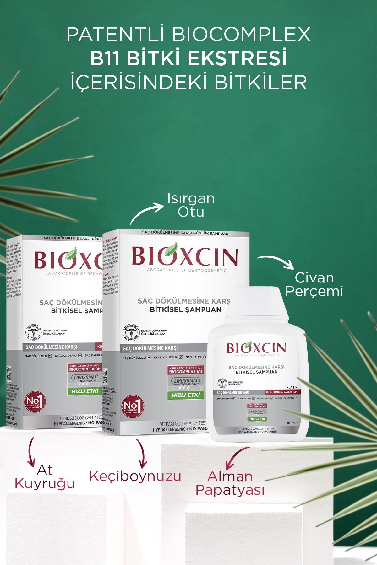 Bioxcin Genesis Kuru ve Normal Şaçlar İçin 300ml 3 AL 2 ÖDE - Klasik Saç Dökülme Karşıtı Şampuan