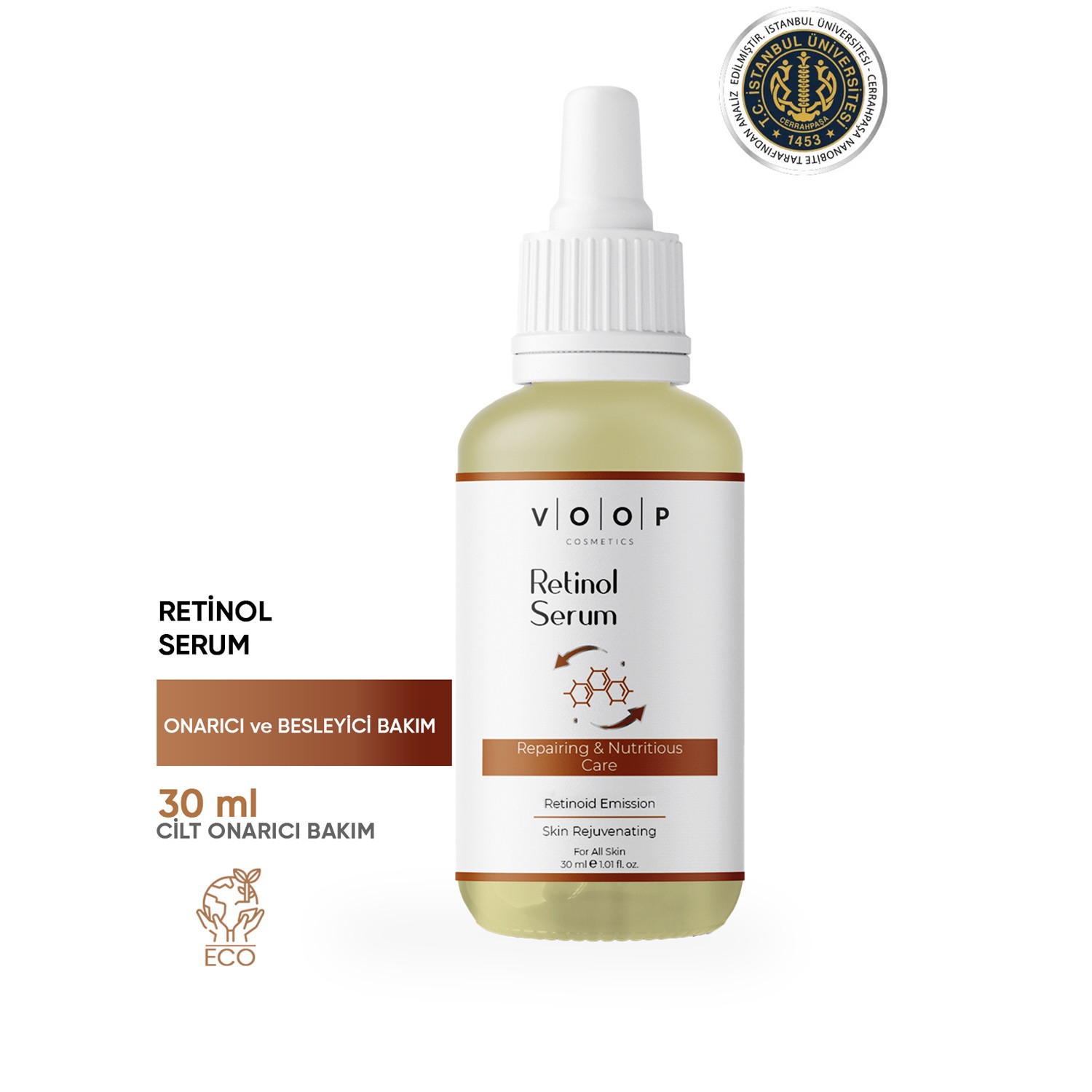 İçten Dışa Güzellik Seti — VOOP Kolajen 7 Tüp + VOOP Retinol & Kafein Serum