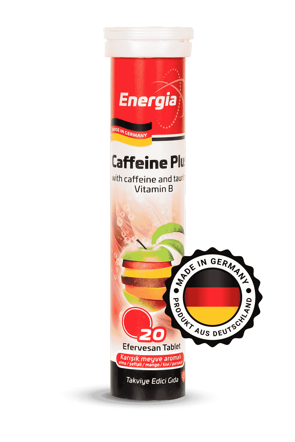 Energia Kafein Plus Efervesan Tablet Takviye Edici Gıda
