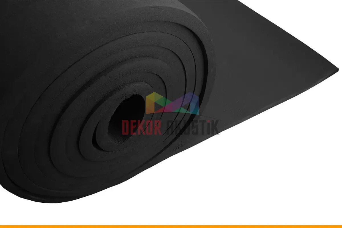 30 mm Düz Yanmaz Akustik Sünger - 10 m2 Rulo