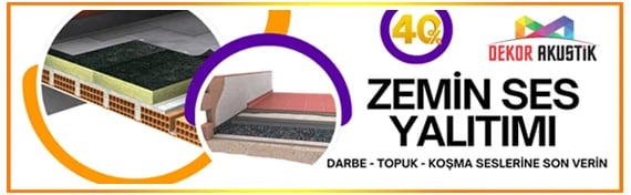 zemin ses yalıtımı