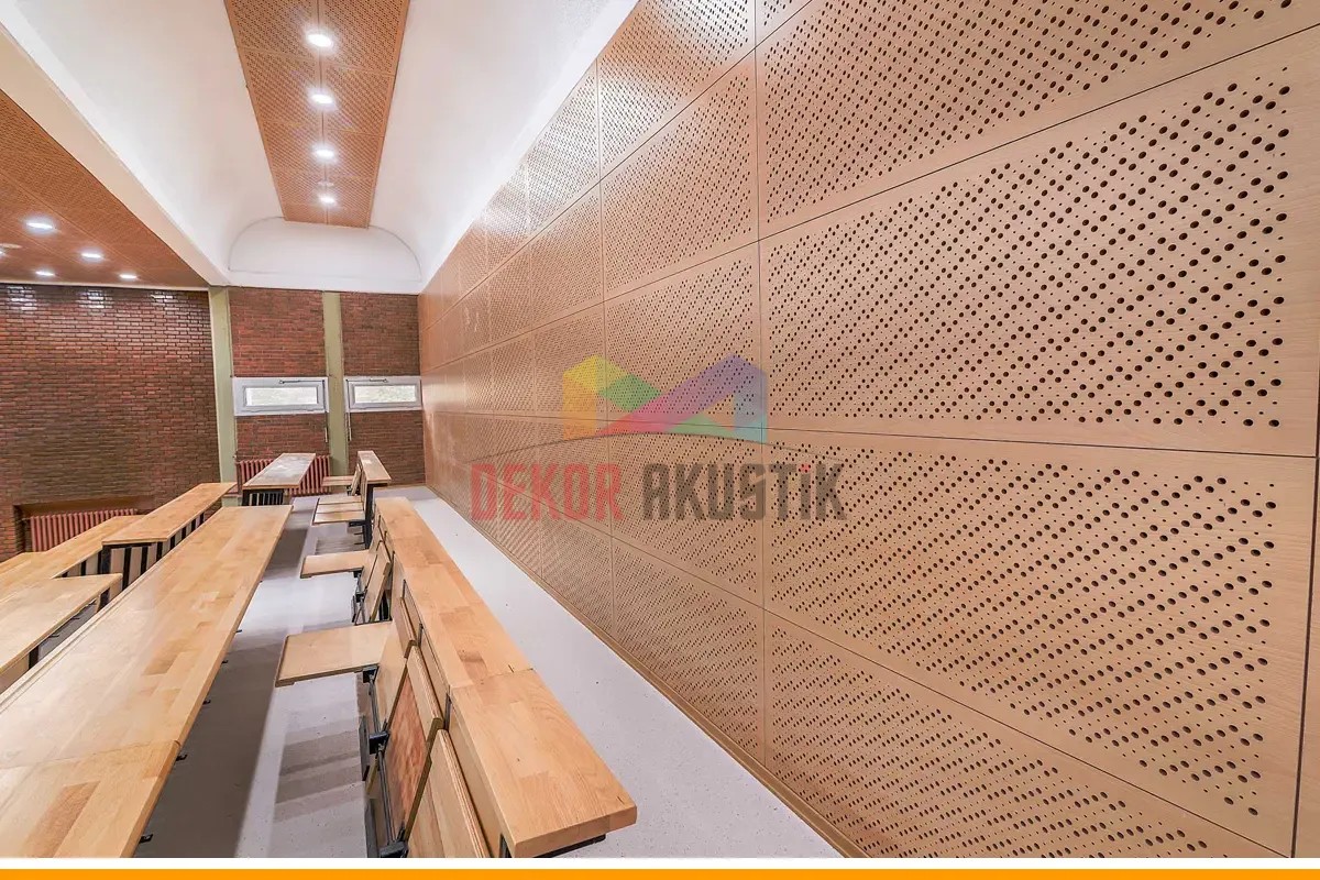 Delikli Akustik Ahşap Panel
