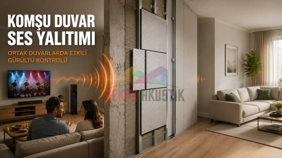 Komşu duvar ses yalıtımı uygulaması