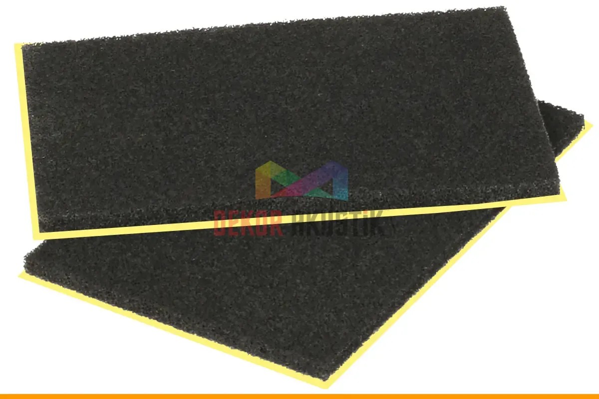 20 mm Yapışkanlı Düz Yanmaz Akustik Sünger – 10 m2 Rulo