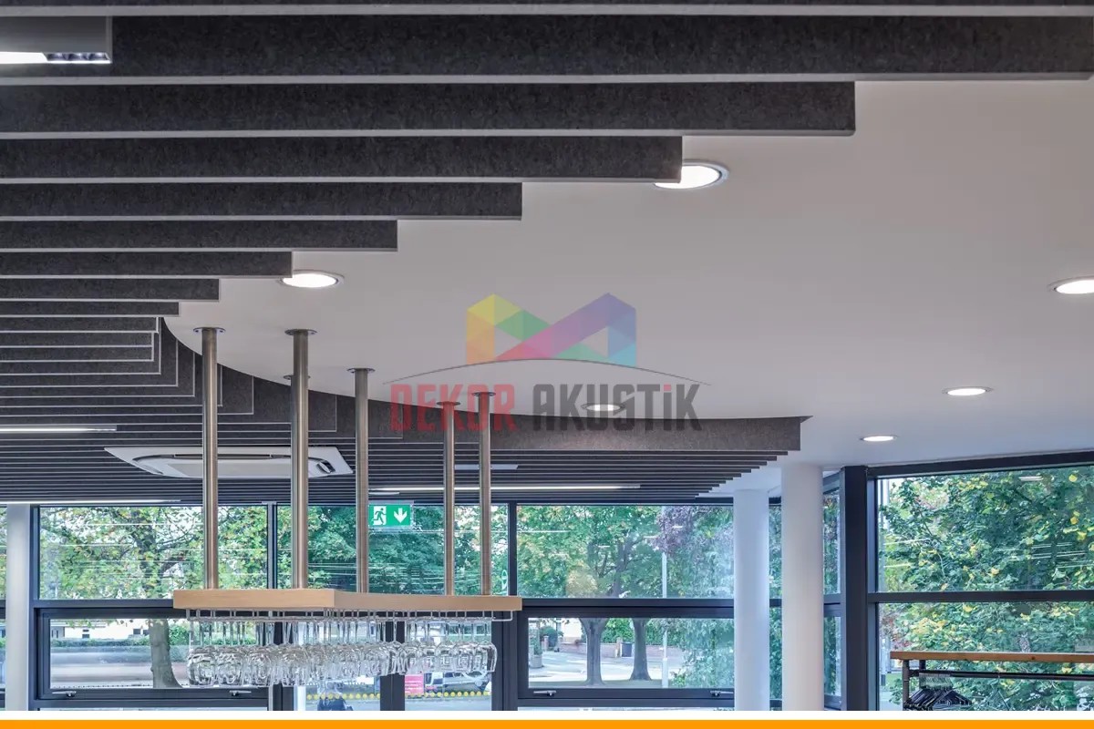Akustik Baffle Yüzer Tavan
