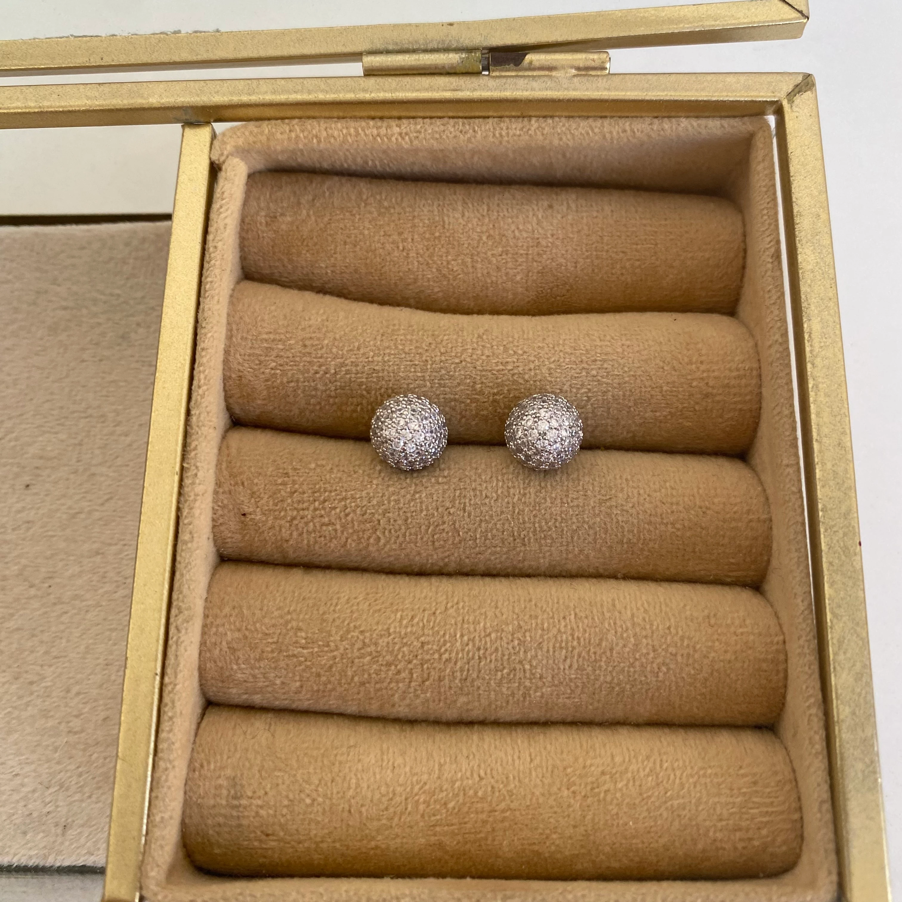 Xuping Silver Mini Top Küpe