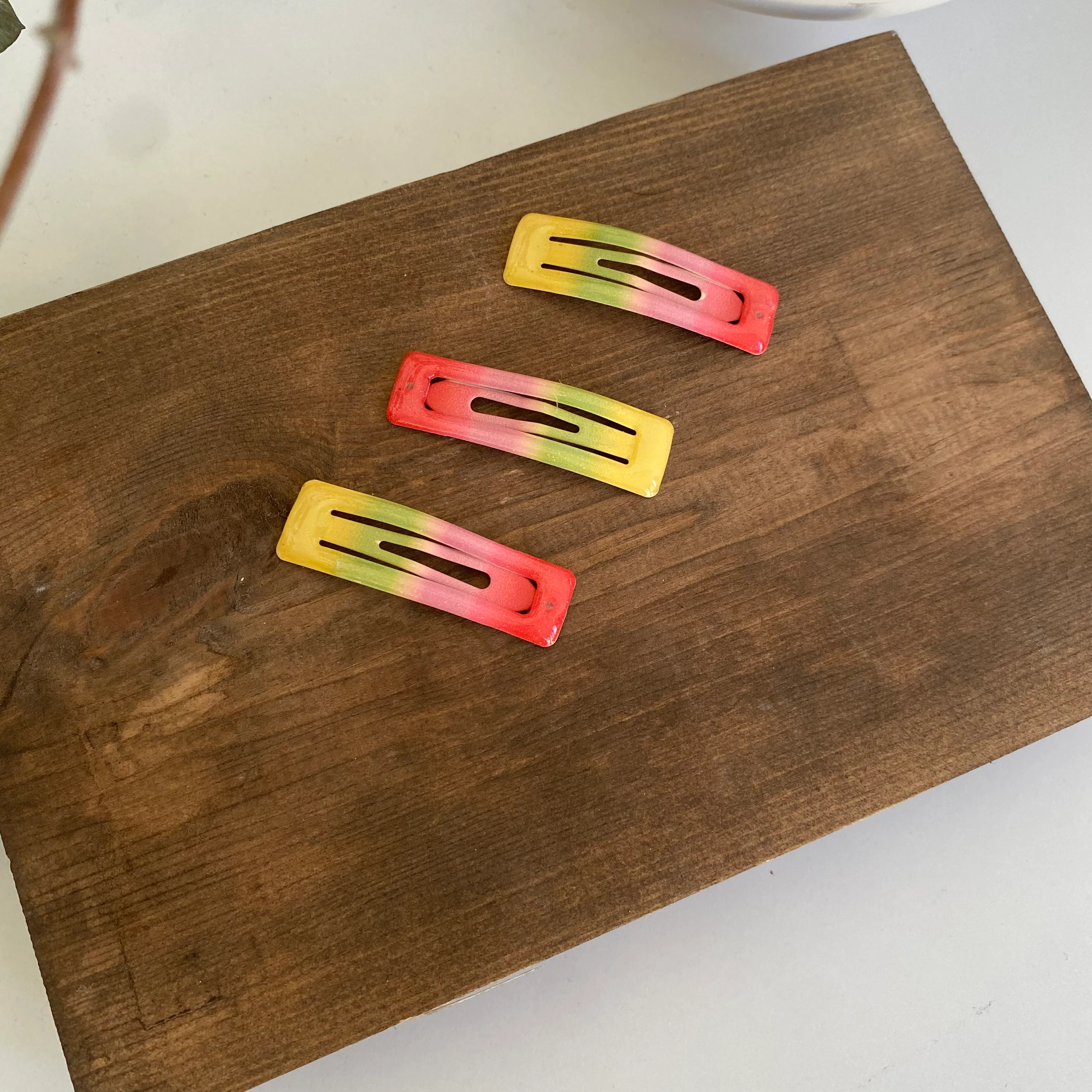 Renkli Set Çıtçıt Toka