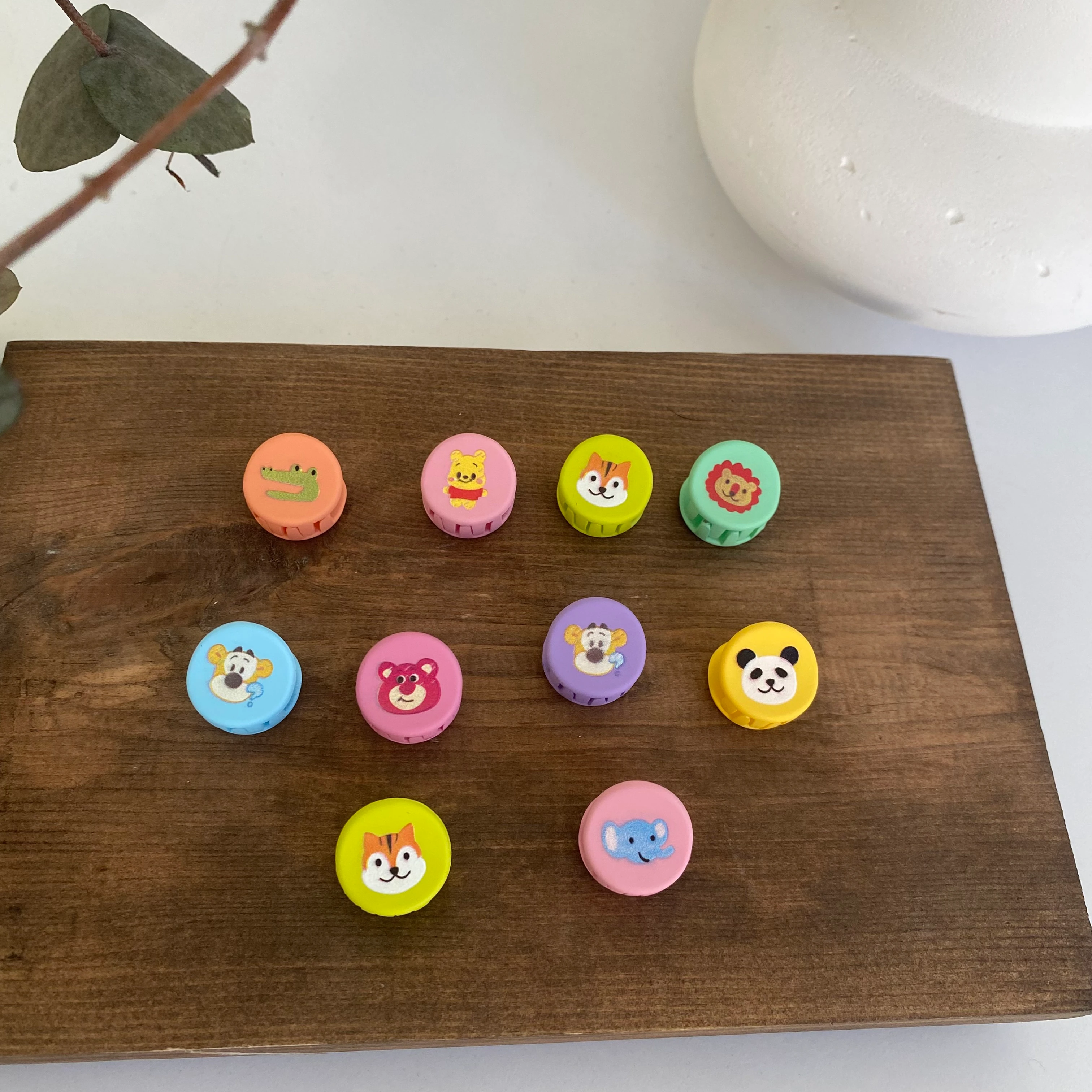 Mini Renkli Hayvan Figür Toka