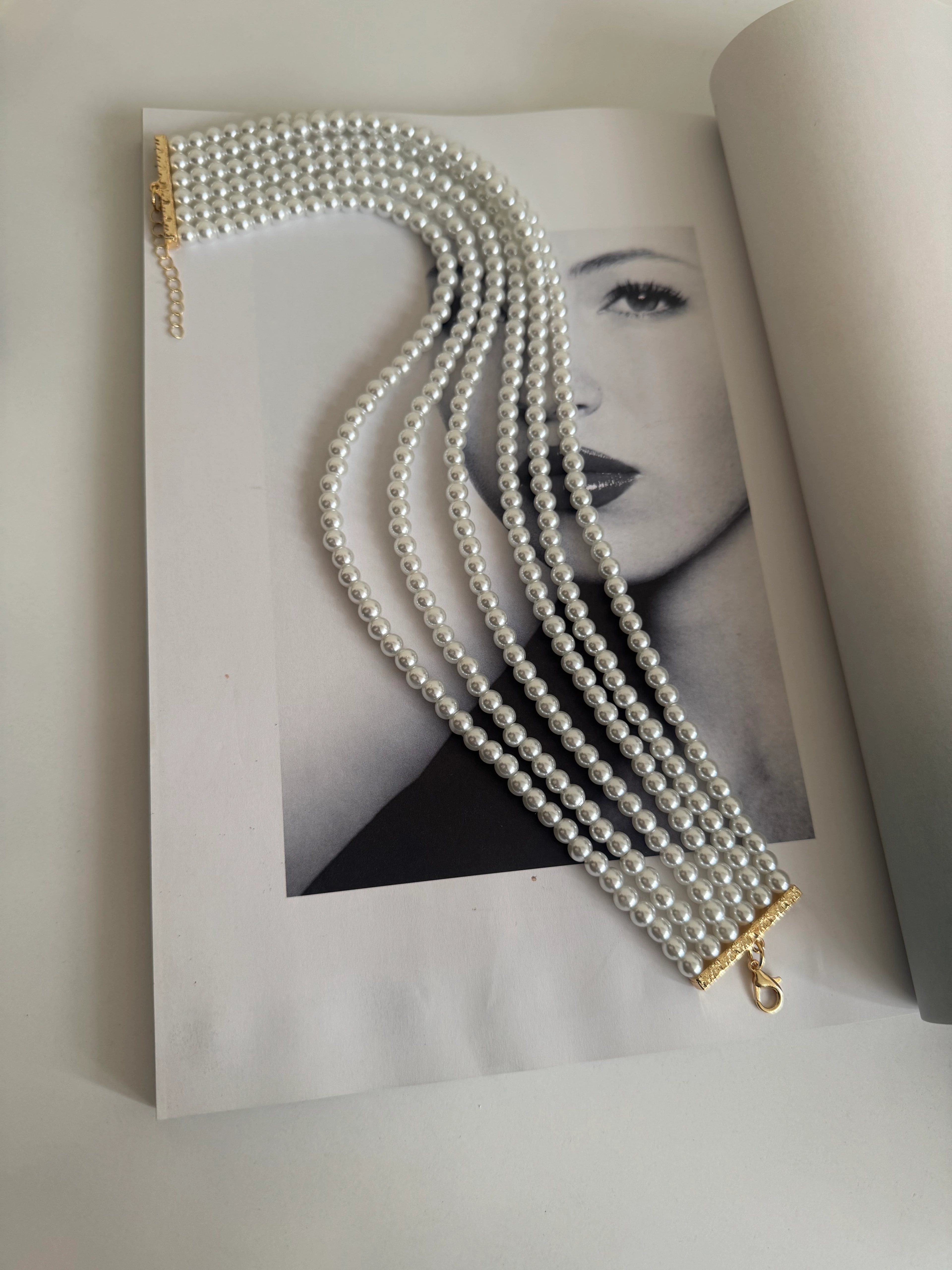 Tasarım Çoklu İnci Kolye