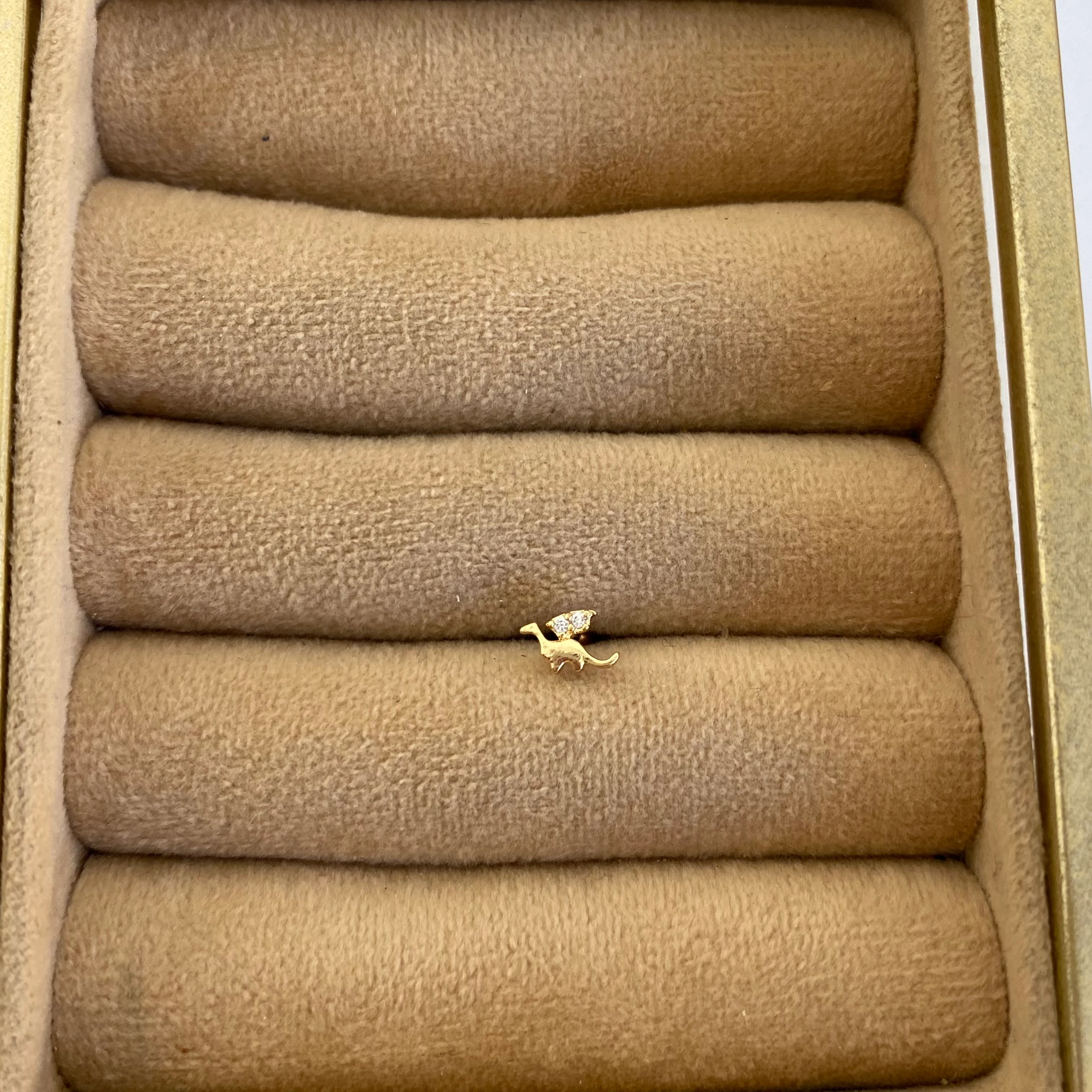 Gold Hayvan Figür Piercing