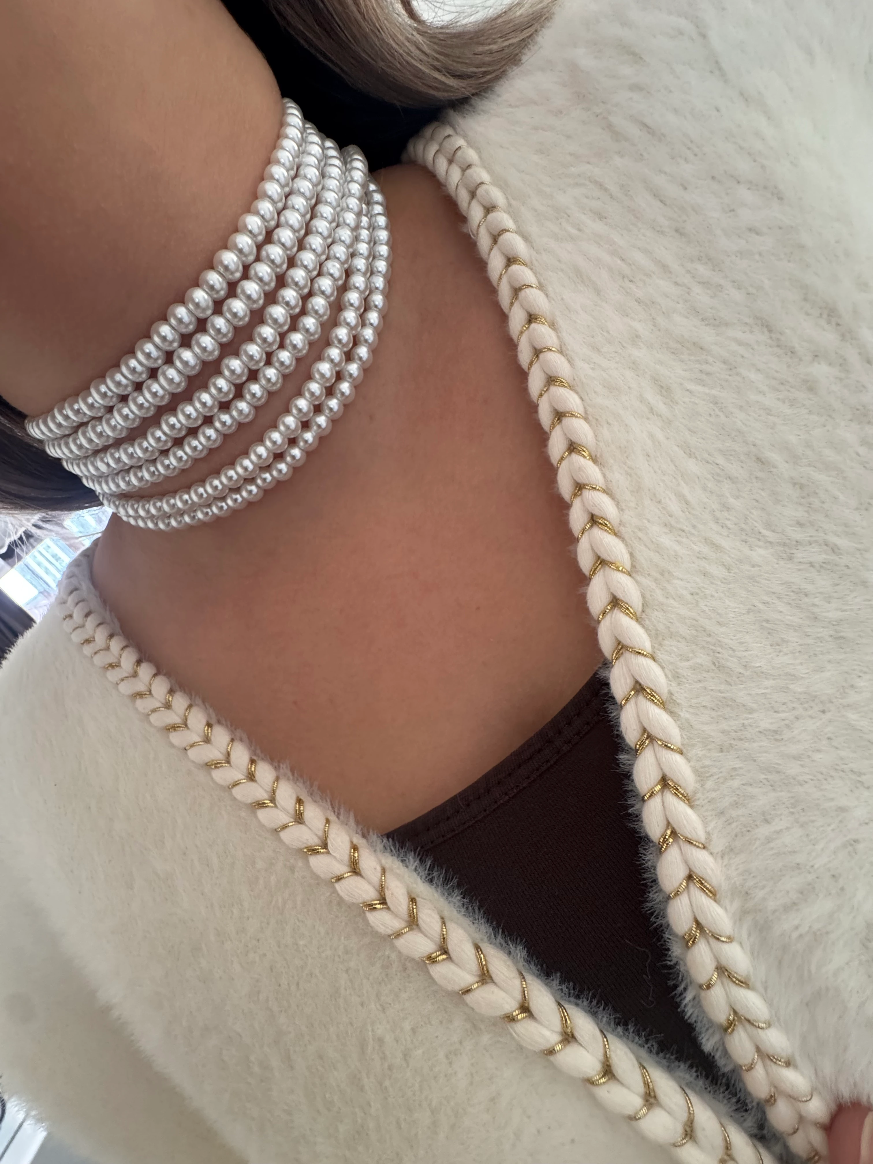 Tasarım Çoklu İnci Kolye