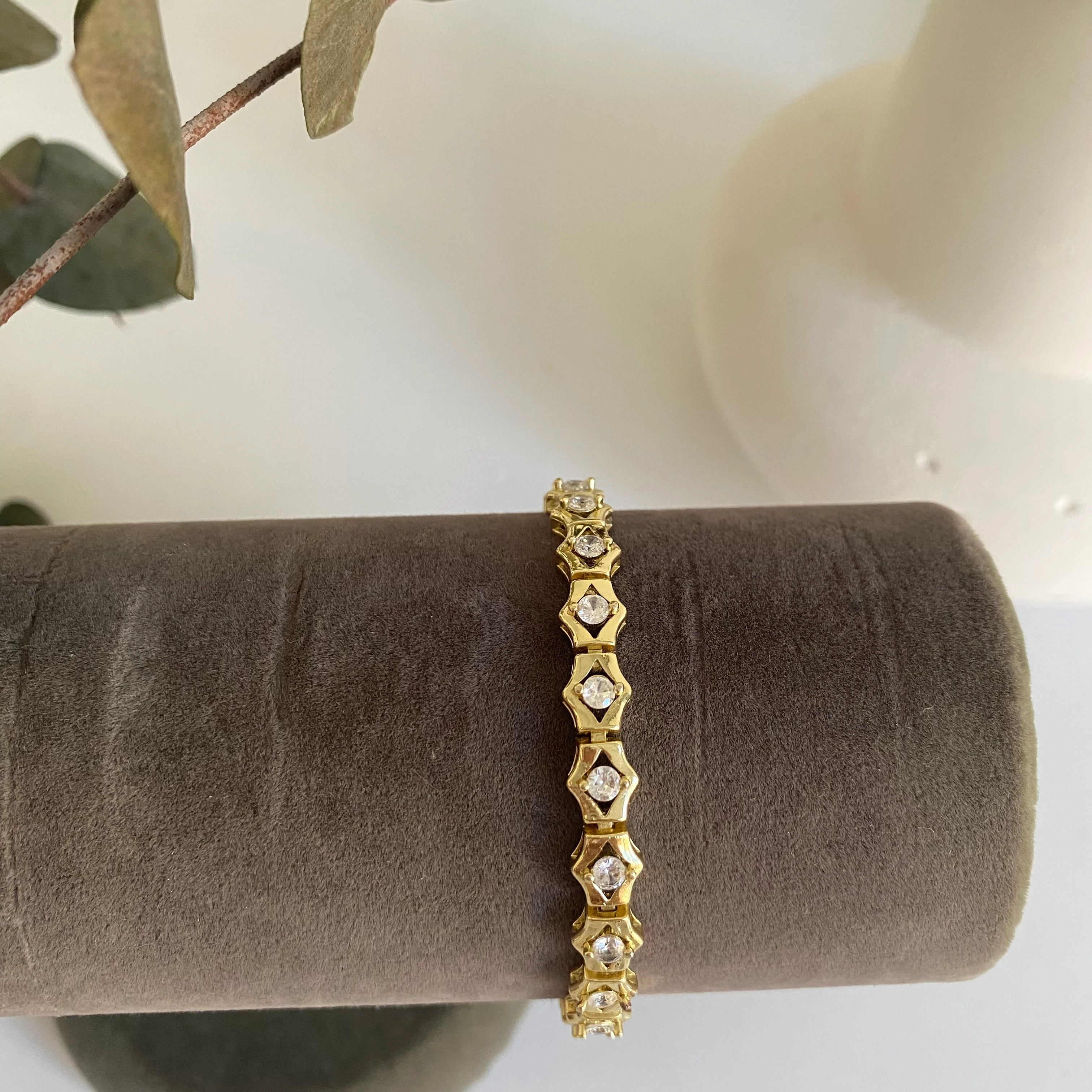 Xuping Gold Zirkon Taşlı Tamtur Bileklik