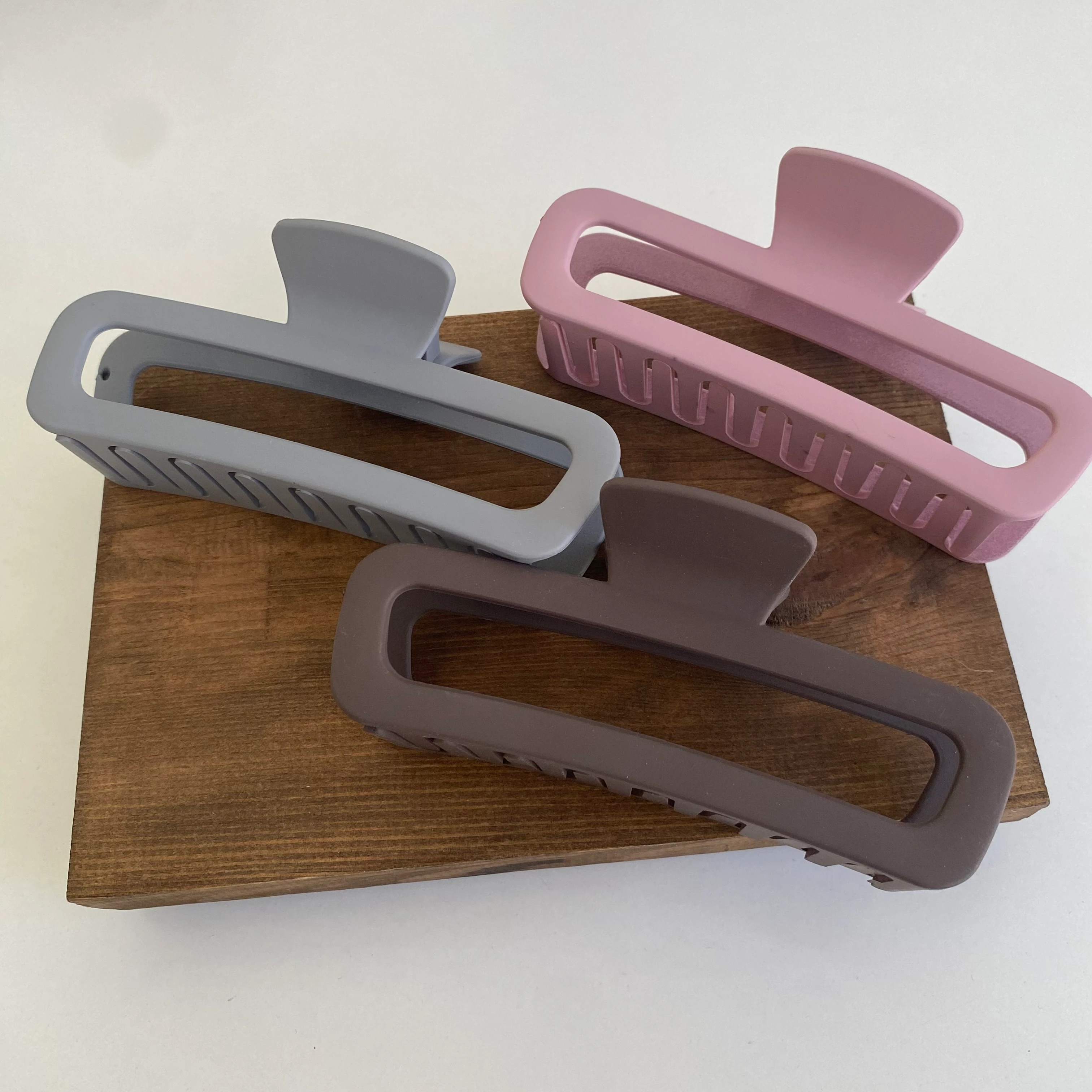 Kahve Mat Dikdörtgen Mandal Toka